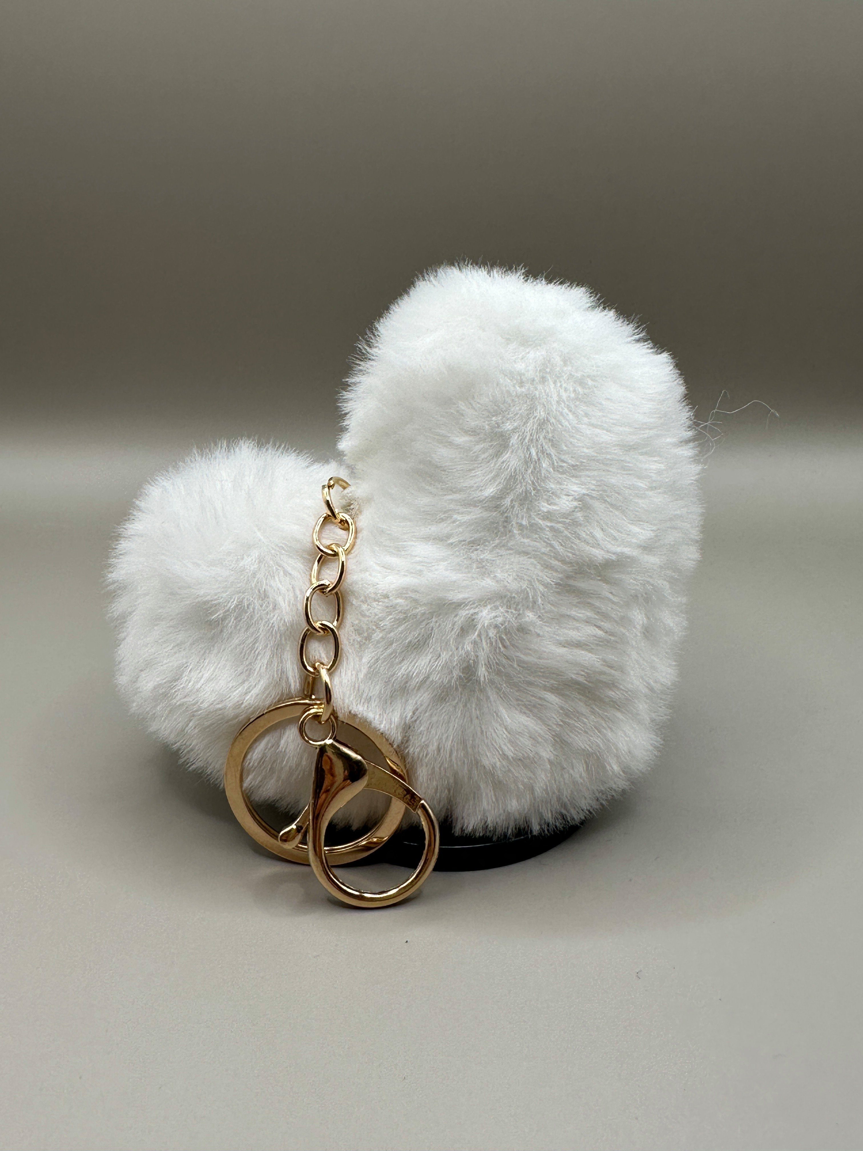 Stelby Schlüsselanhänger Schlüsselanhänger Plüsch herzförmig - verschiedene günstig online kaufen