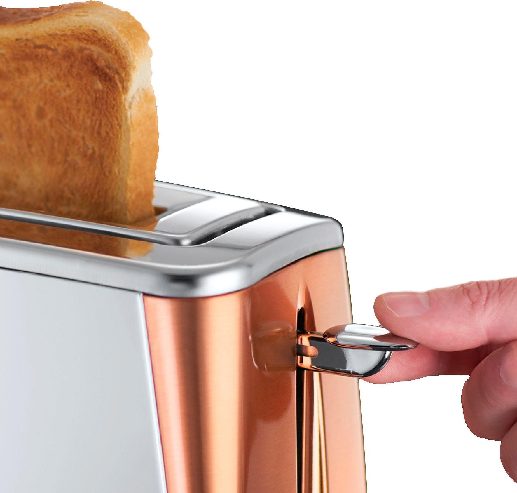Toaster Scheiben, RUSSELL für HOBBS W 24310-56, Luna 1 Accents 2 Schlitz, 1420 langer Copper