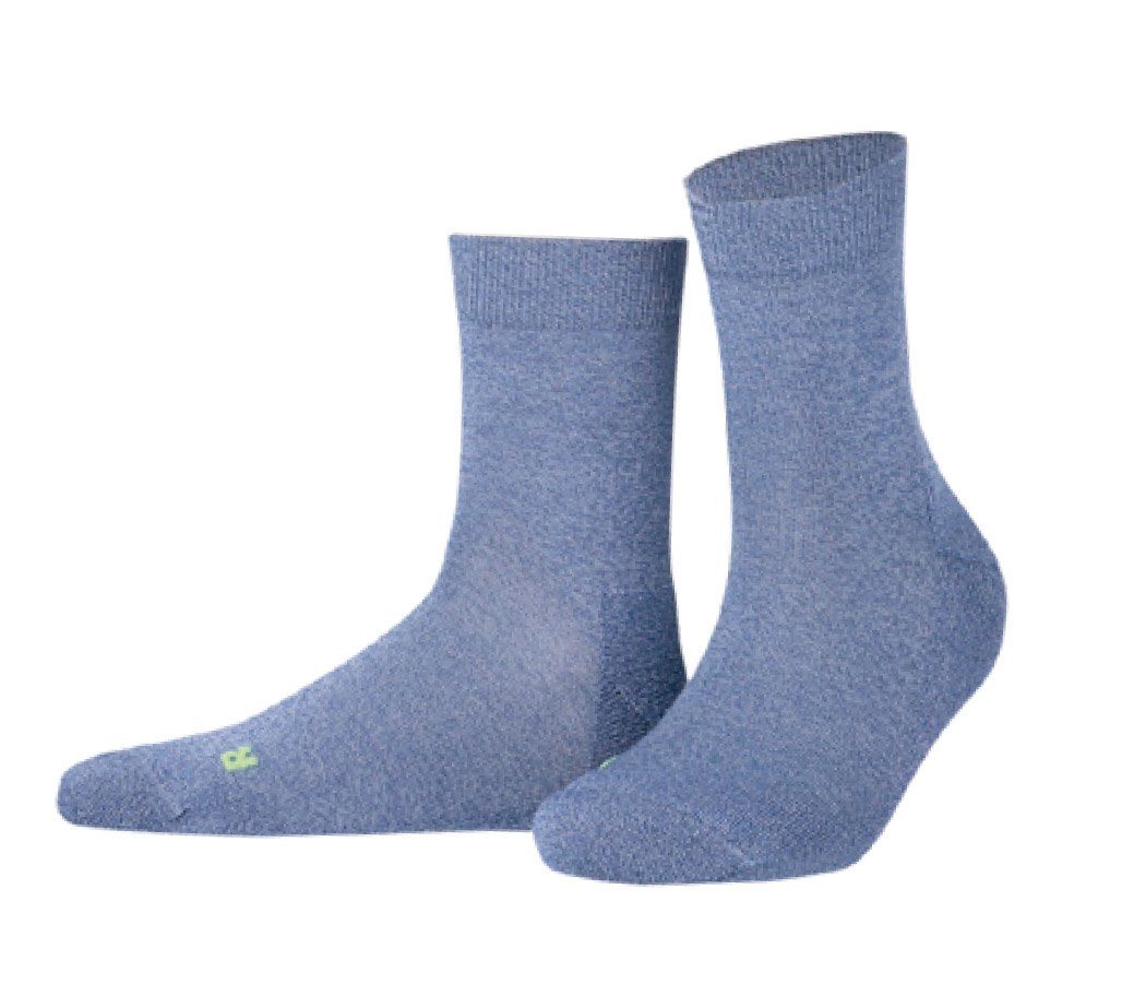 Wilox Langsocken FINEST PLUSH für Damen (1-Paar) aus hautfreundlicher Baumwolle Jeans