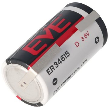 EVE EVE ER34615 D S EVE Herst.Nr: ER34615DSEVE 3,6 Volt 19000mAh mit Lötf Batterie, (3,6 V)