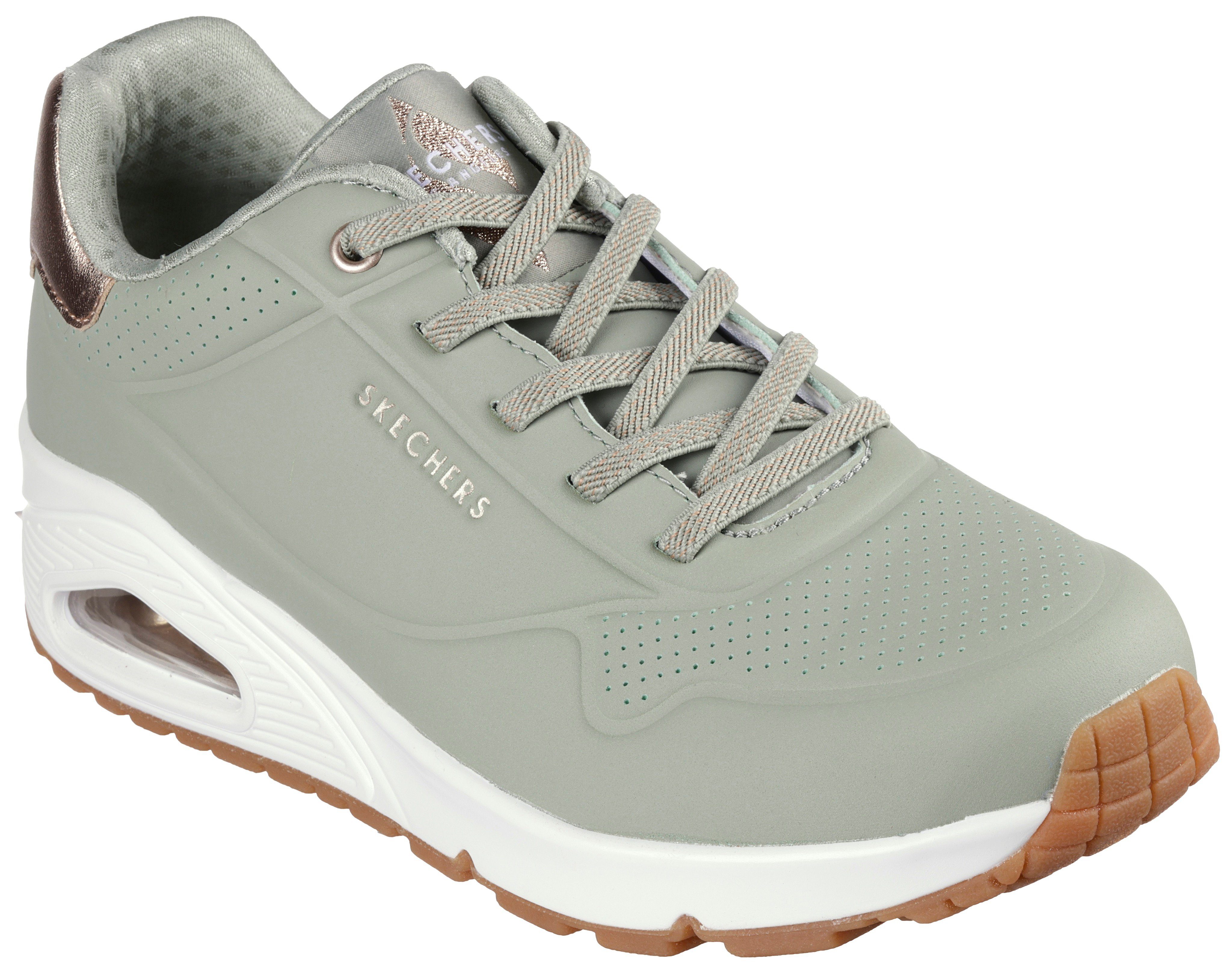 Skechers UNO SHIMMER AWAY Slip-On Sneaker Slipper, Freizeitschuh, Plateausn günstig online kaufen