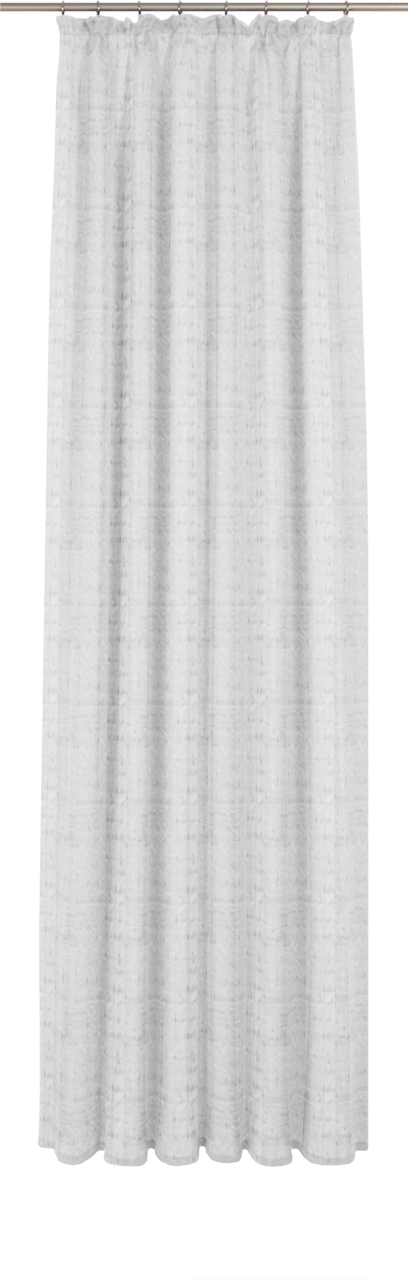 Vorhang (1 Patricia, Wirth, St), Faltenband halbtransparent, Store Voile,