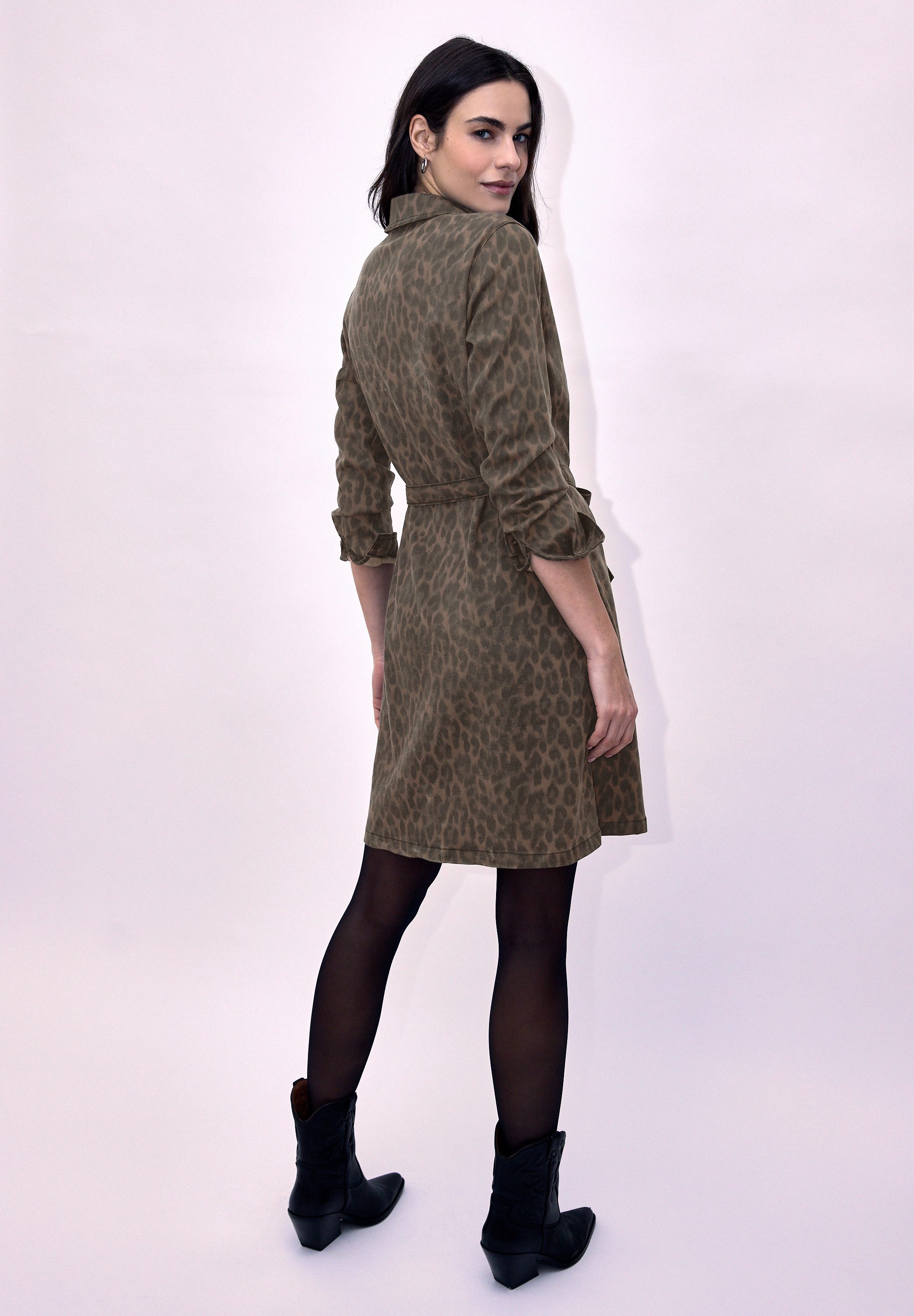 STREET ONE STUDIO Blusenkleid mit Bindegürtel zum Taillieren günstig online kaufen