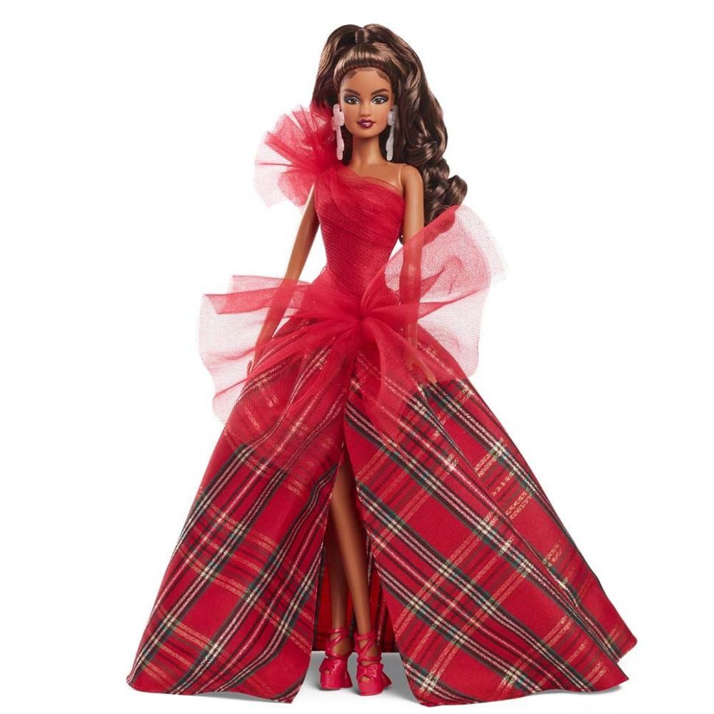 Barbie Anziehpuppe Holiday Barbie 2024 HRM63 Mattel Signature Puppe Sammelp günstig online kaufen