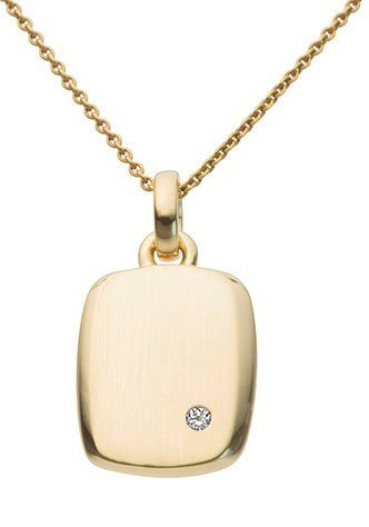 Firetti Kettenanhänger Schmuck Geschenk Gold 333 Halsschmuck Anhänger für Halskette, mit Brillant