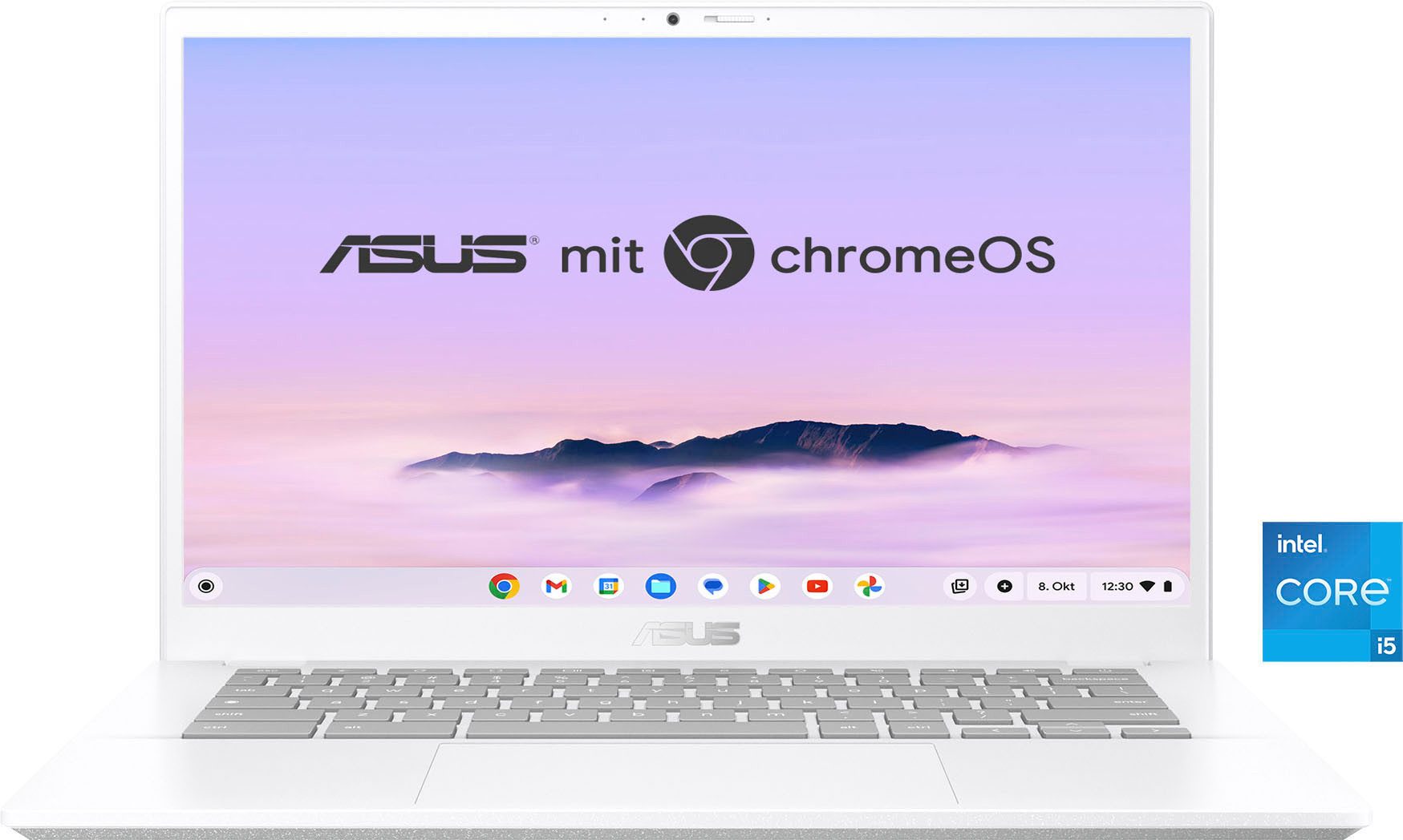Asus Chromebook Plus CM3401FFA-LZ0146 Chromebook (35,56 cm/14 Zoll, Intel Core i5 1235U, UHD Graphics, 256 GB SSD, ChromeOS)