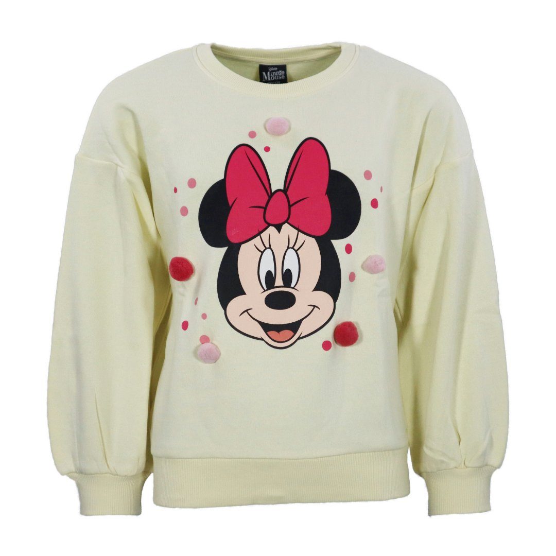 Disney Sweater Disney Minnie Maus Kinder Gelb Pulli bis Pullover 128 Gr. Mädchen 98