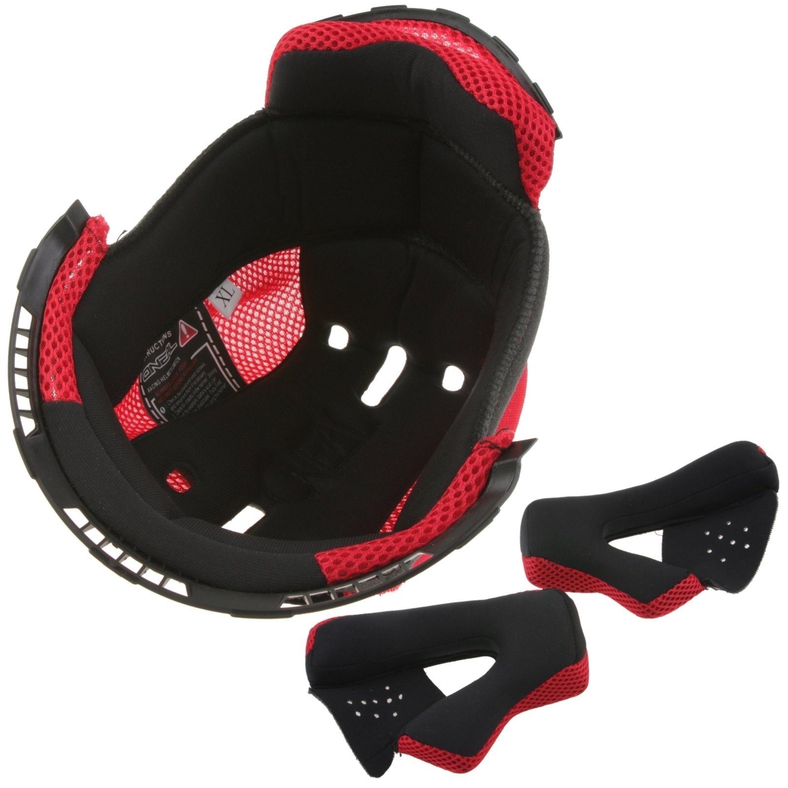 O'NEAL 2 SRS Helmeinlage & Wangenpolster - Ersatz-Innenfutter Für Motorradhelm Größe S