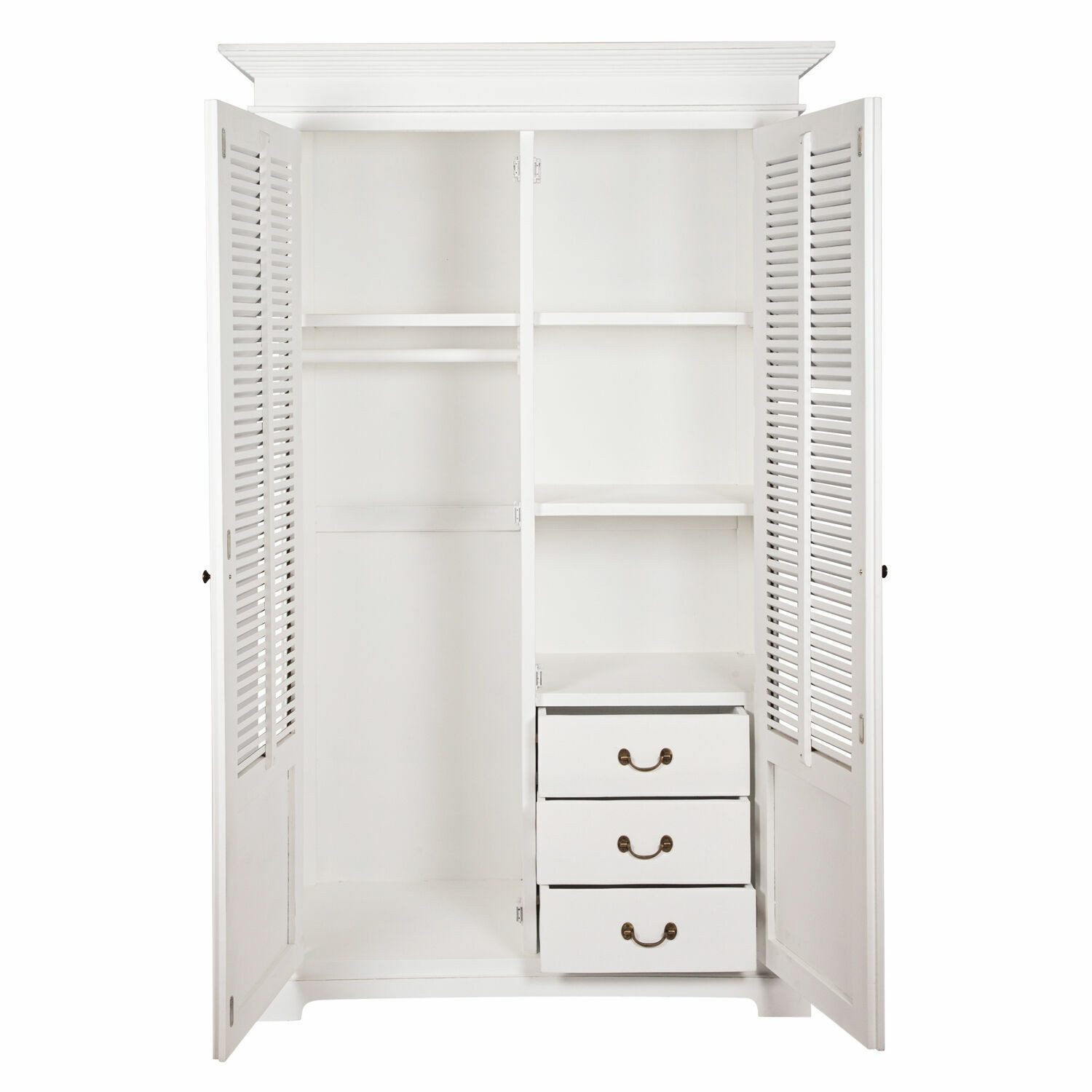 Mirabeau Kleiderschrank Kleiderschrank Williston weiß