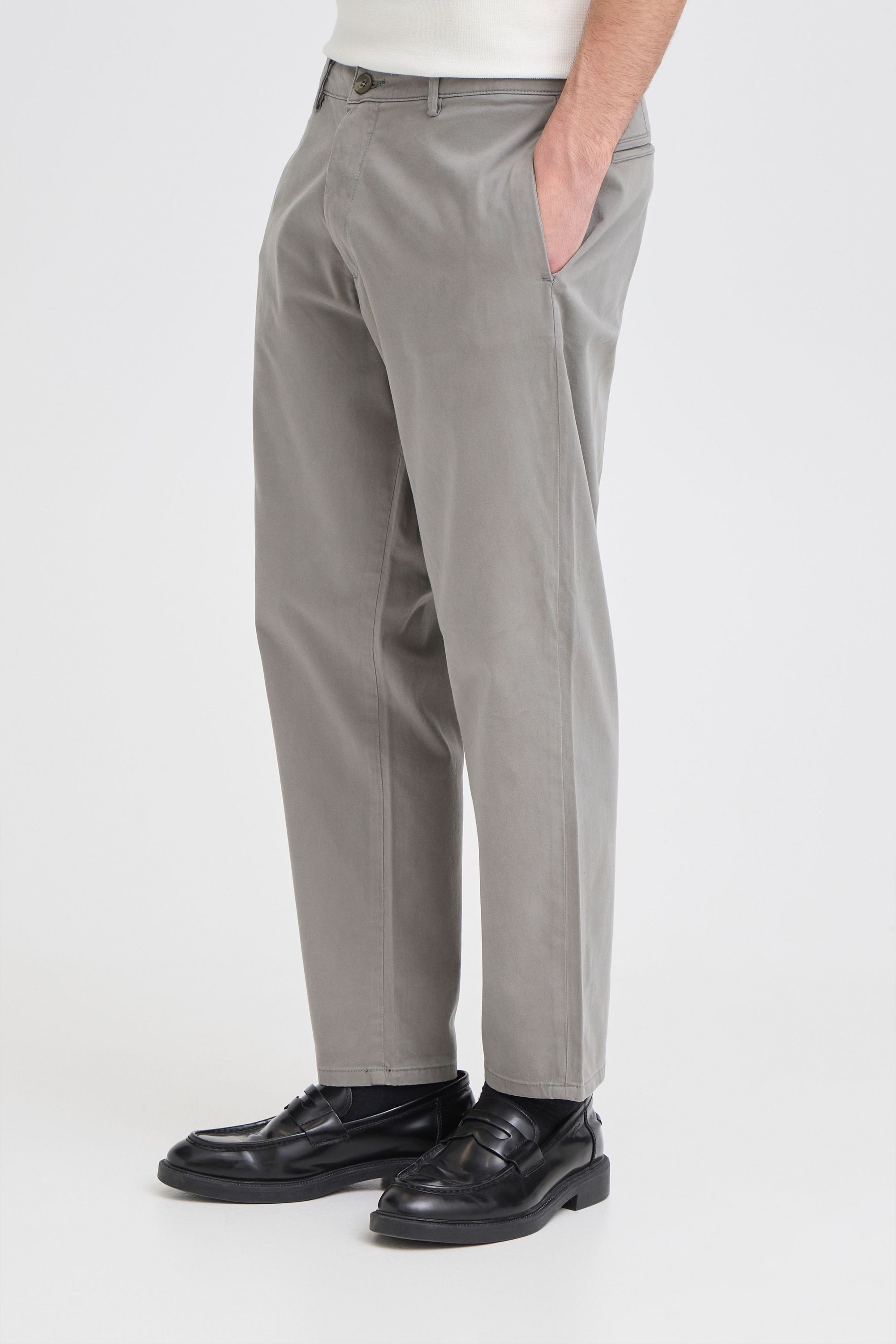 Casual Friday Chinohose CFPepe Cropped Pant mit enger werdenem Bein - Relaxed Fit