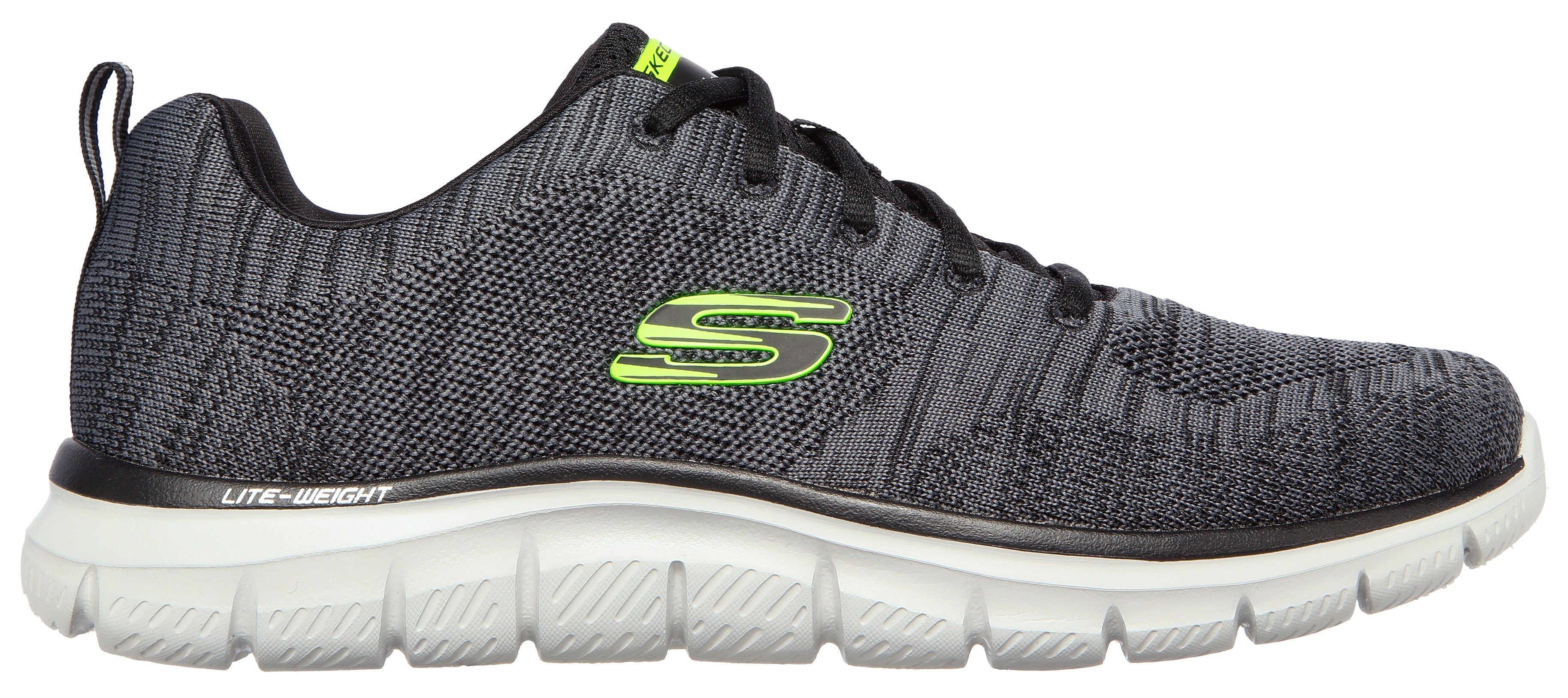 Skechers TRACK Sneaker Freizeitschuh, Halbschuh, Schnürschuh mit gepolsterter Innensohle