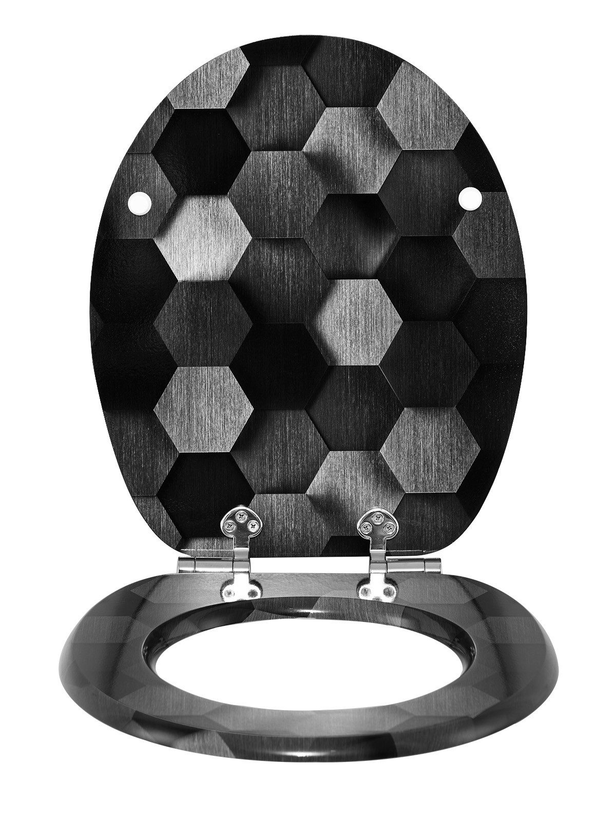 Woltu WC-Sitz (1-St), O Form, mit Absenkautomatik, einfache Montage von unt günstig online kaufen