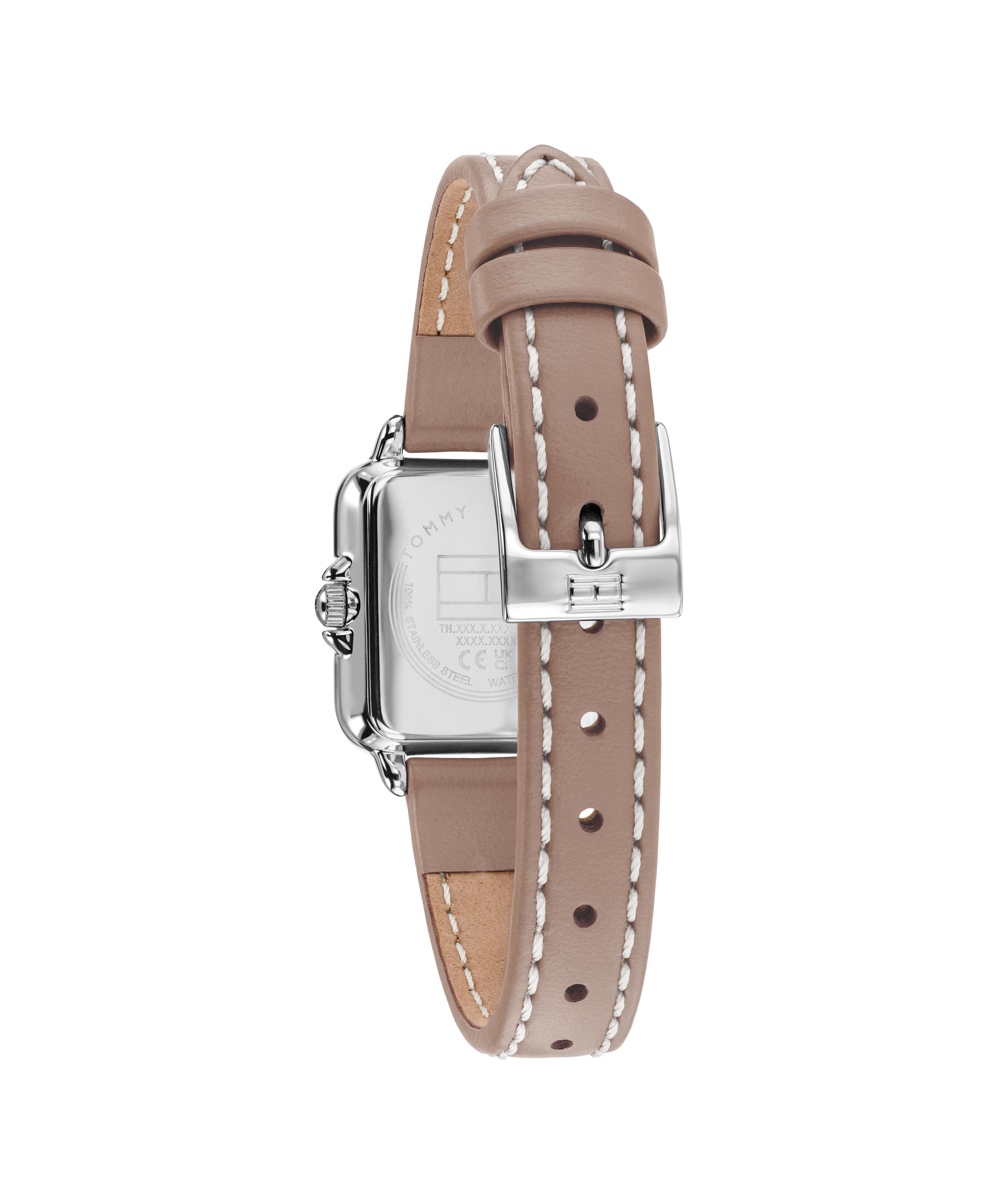 Tommy Hilfiger Quarzuhr MIA 1782917, Armbanduhr, Damenuhr, Lederarmband, analog