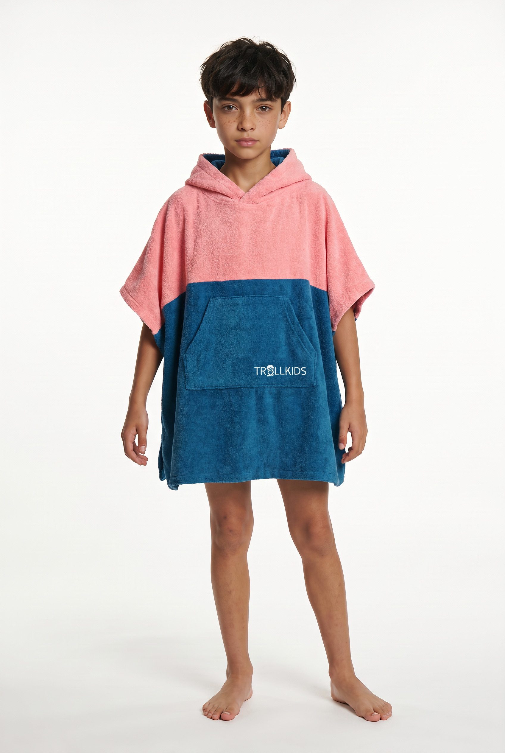 TROLLKIDS Badeponcho Kids Kvalvika Surf Poncho, aus Polyester, bequeme Passform, für Kinder und Jugendliche – Bild 2 von 3