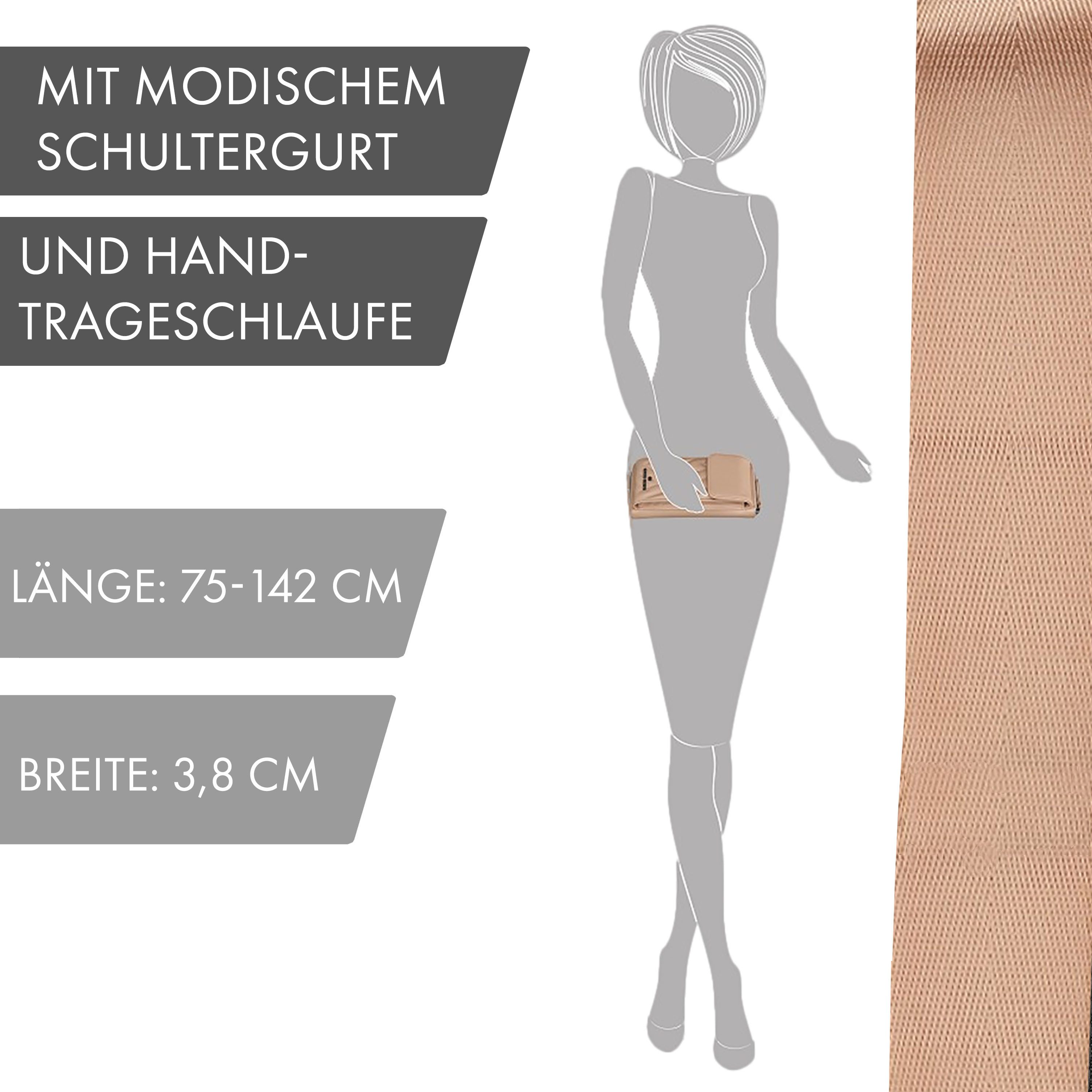 Enrico Benetti Handytasche Kleine Umhängetasche Damen - mit Geldbörse (2in1 Crossbody Tasche, 1-tlg., zum umhängen), kompatibel mit Apple iPhone 13, 14, 15, 16, – Bild 5 von 5