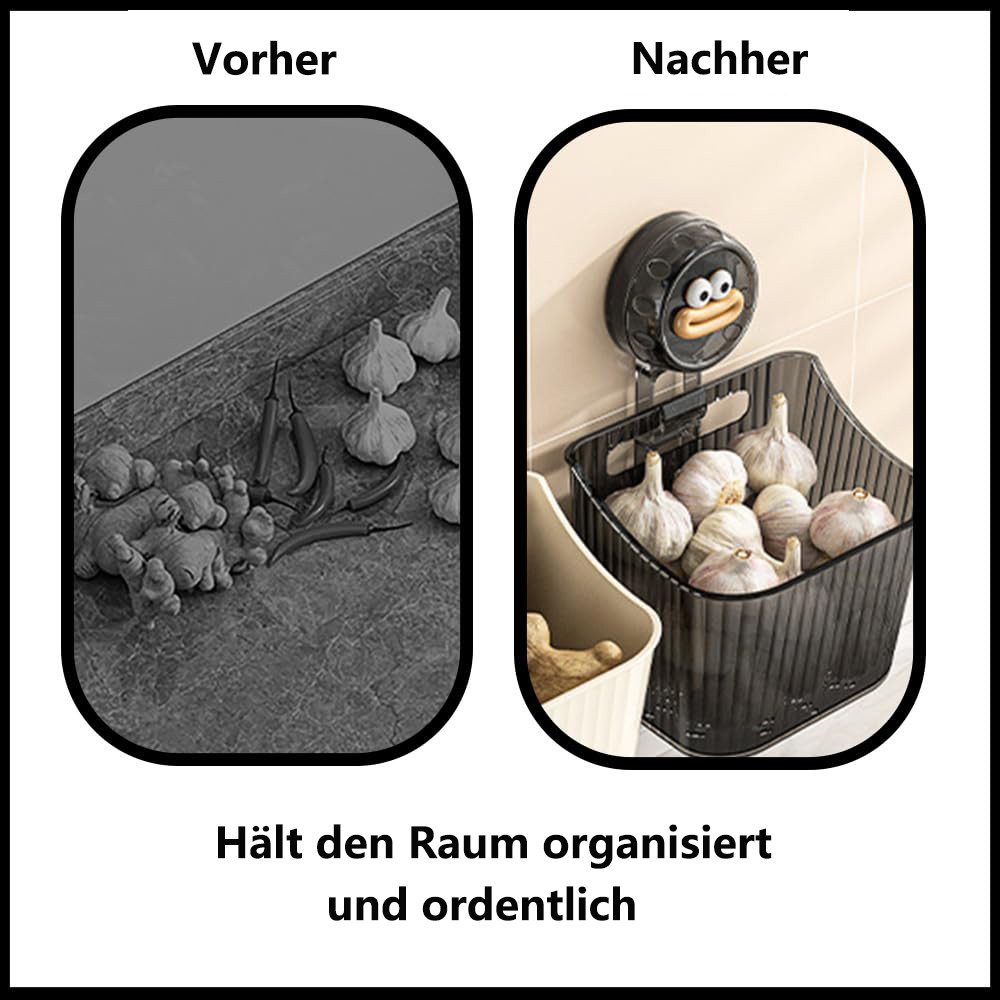 FOUORTUNATE-BEE Organizer Akryl Wandhalter Organizer Korb küchenschrank (Stapelbare Organisator-Körbe Schranktür-Aufbewahrungsbehälter, für Küche, Bad, Schrank, – Bild 4 von 5