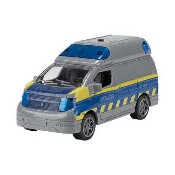 Toi-Toys Spielzeug-Auto Spielzeugauto - Polizeibus S.O.S mit Rückzugsmotor (mit Licht & Ton)