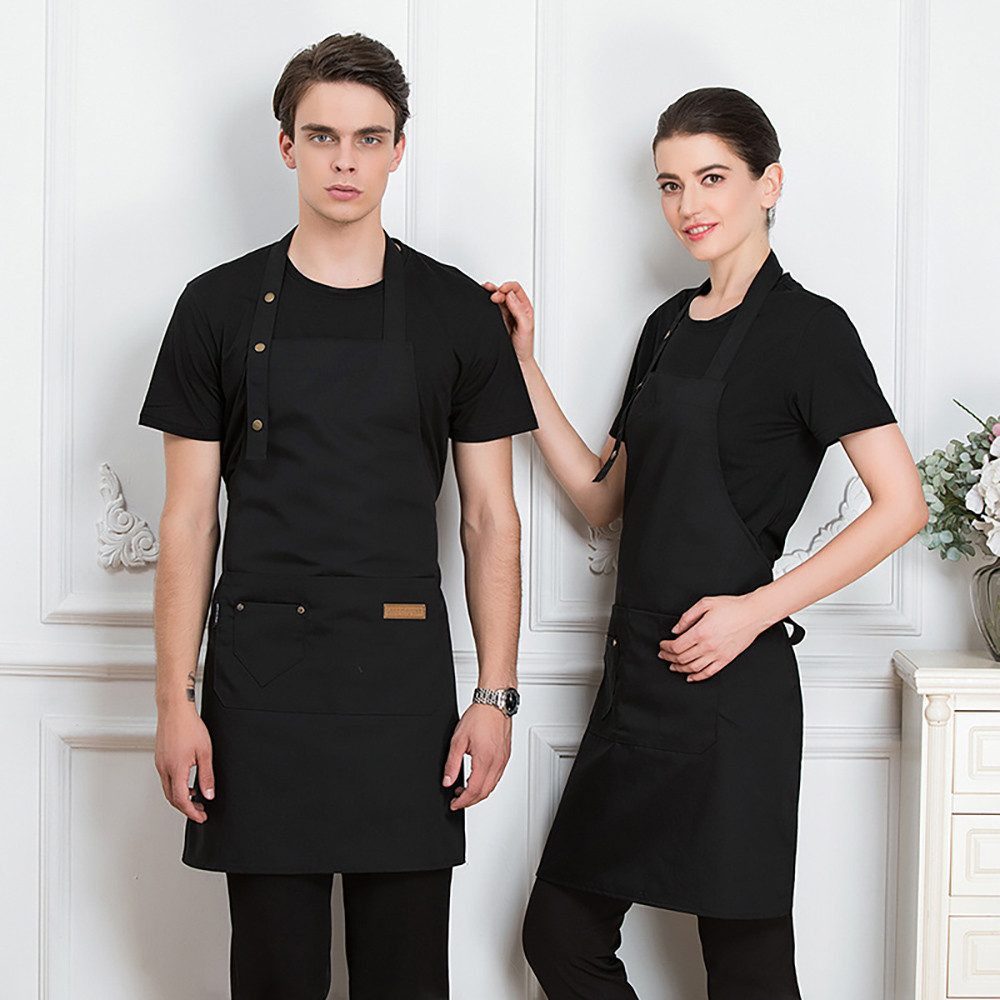AURIVION Kochschürze Werkenschürze Kochschürze Damen Herren 1-teilig, (Set, 1-tlg., 1 x Kochschürze / Grillschürze für Damen und Herren), Geeignet für Küche, Grill und Werkstatt