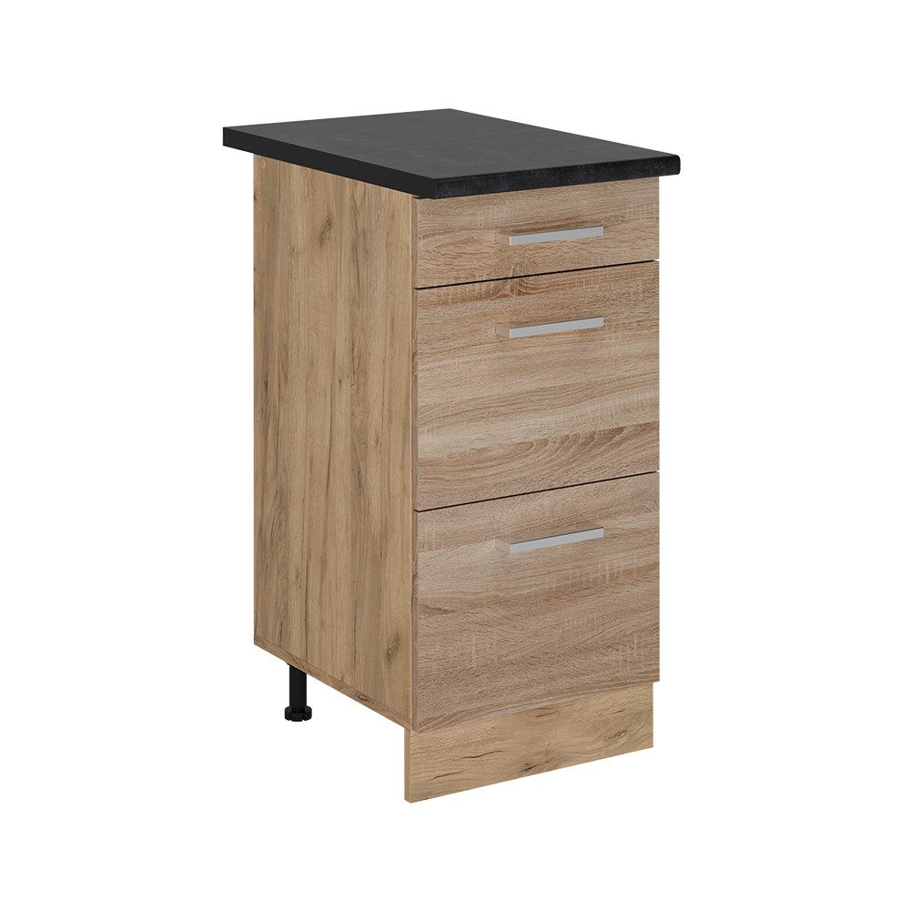 Vicco Unterschrank R-Line, Sonoma/Goldkraft Eiche, 40 günstig online kaufen