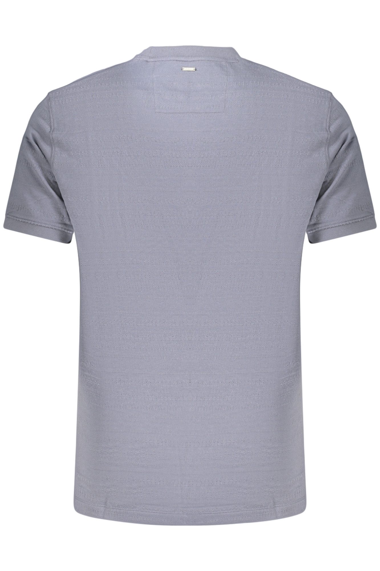 GUESS JEANS T-Shirt Herren Kurzarm T-Shirt Blau mit Logo - Regular Fit