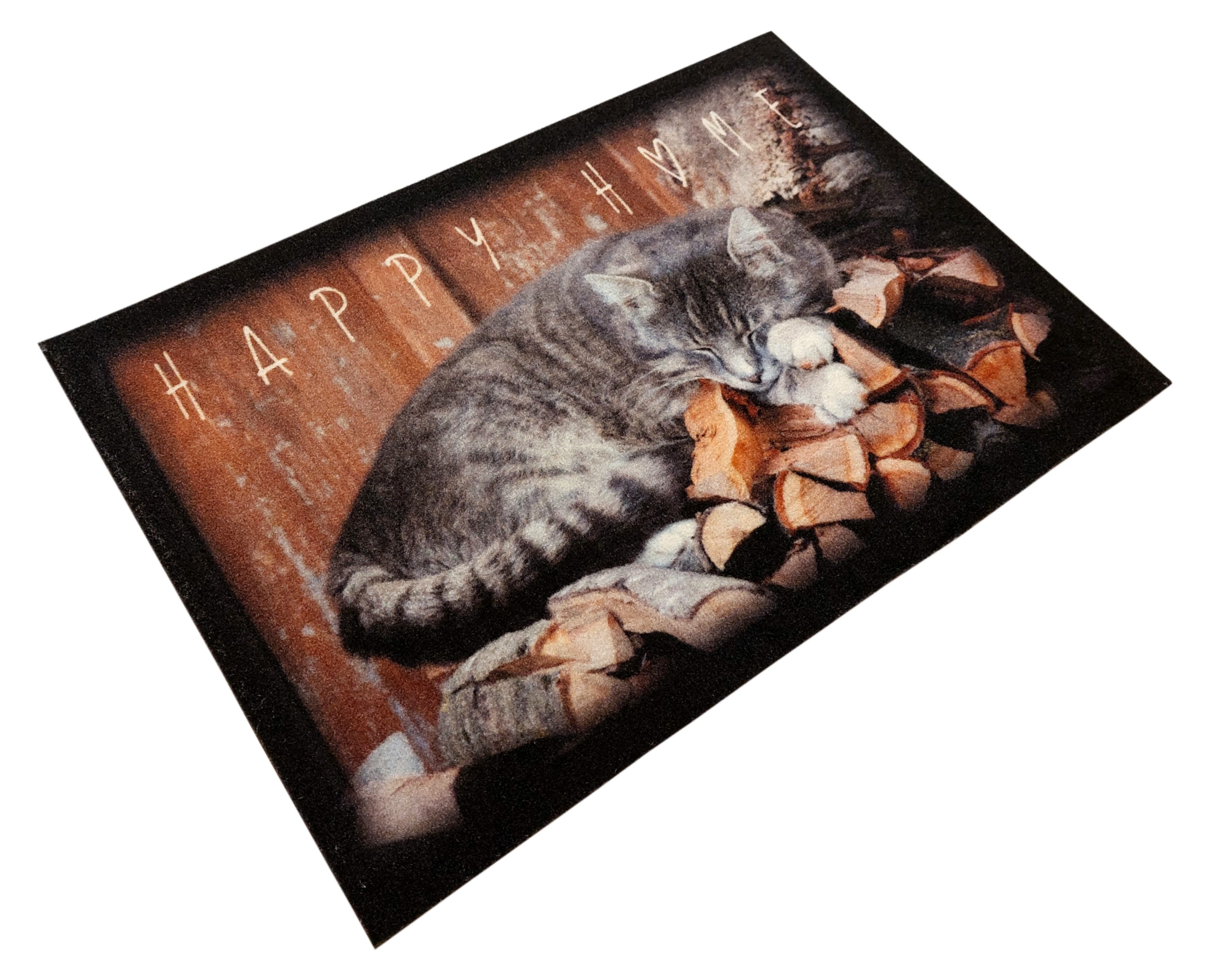 oKu-Tex Fußmatte Türvorleger mit Aufdruck, Katzen, günstig online kaufen