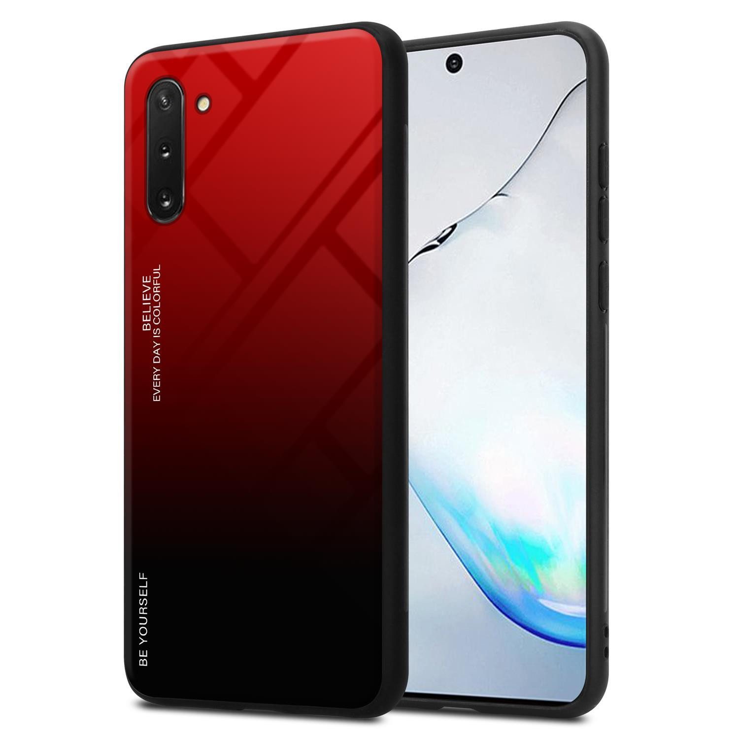 Cadorabo Handyhülle für Samsung Galaxy NOTE 10 Hülle Samsung Galaxy NOTE 10, Robustes Hard Case - Handy Schutzhülle - Hülle - Back Cover Bumper