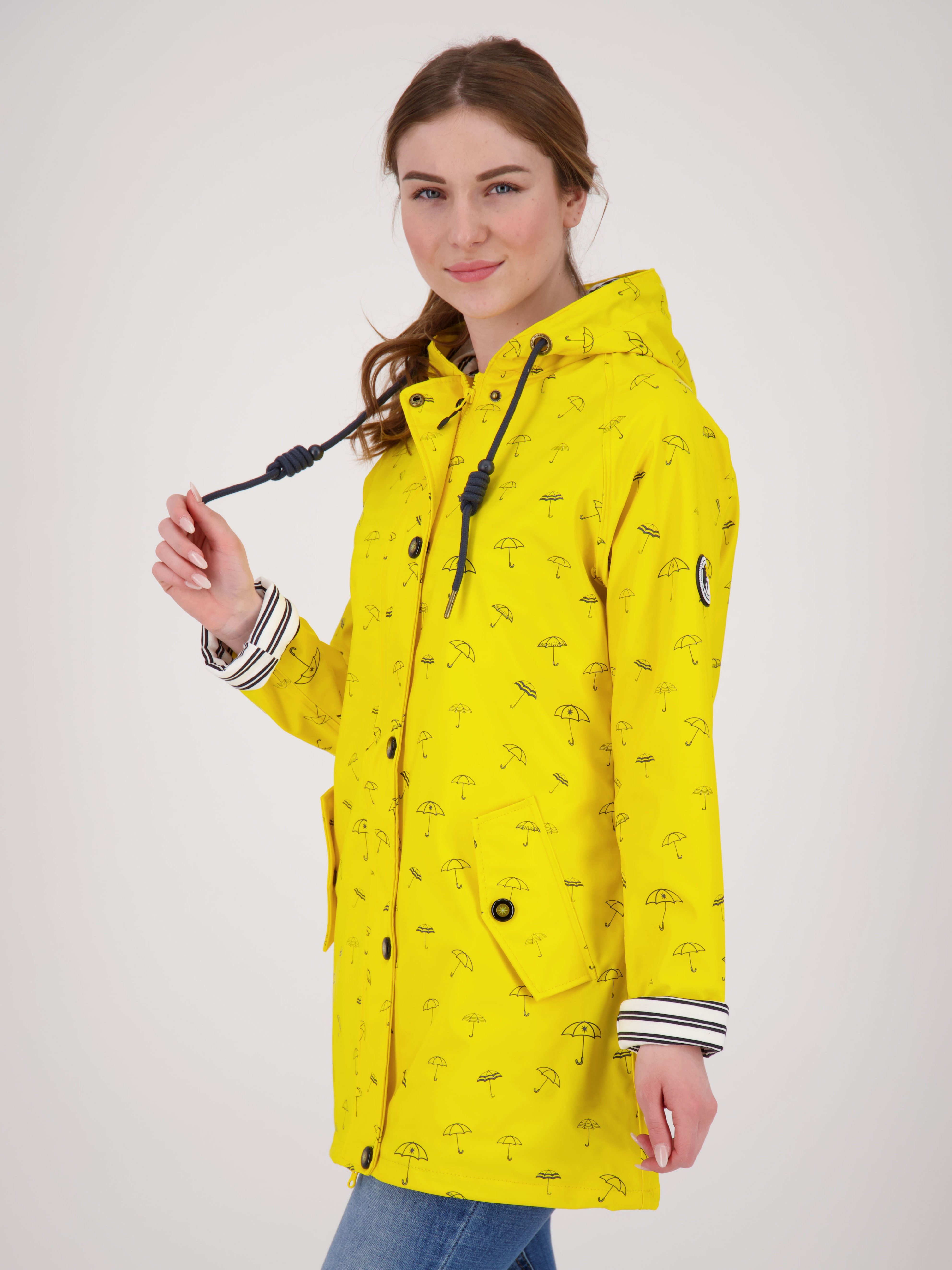 DEPROC Active Regenjacke Friesennerz WOMEN auch PEAK WIZZARD UMBR Größen gelb Großen erhältlich in