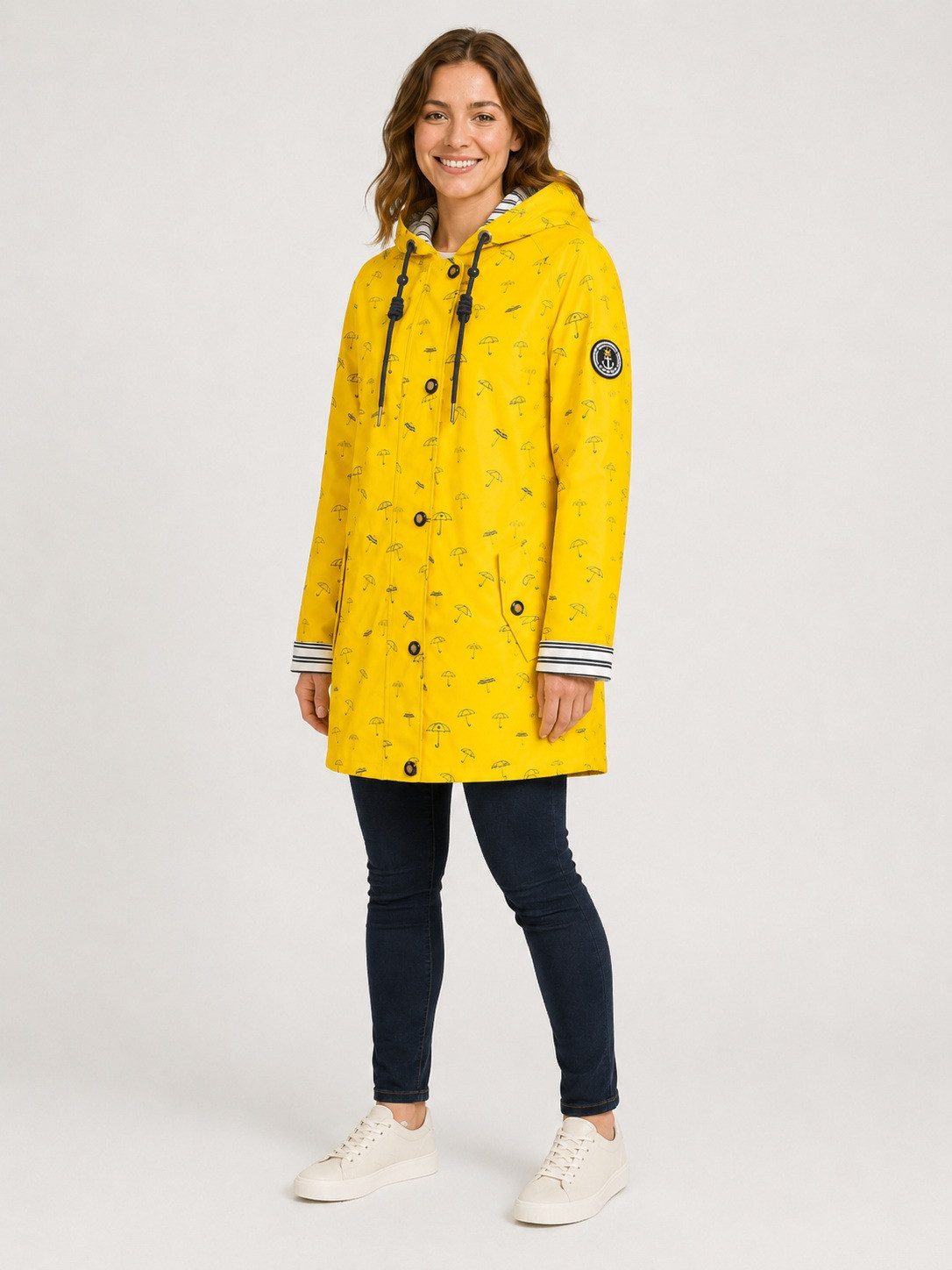 ankerglut Regenjacke Friesennerz #ankerglutbucht Regenmantel, Longjacket auch in Großen Größen erhältlich – Bild 2 von 5