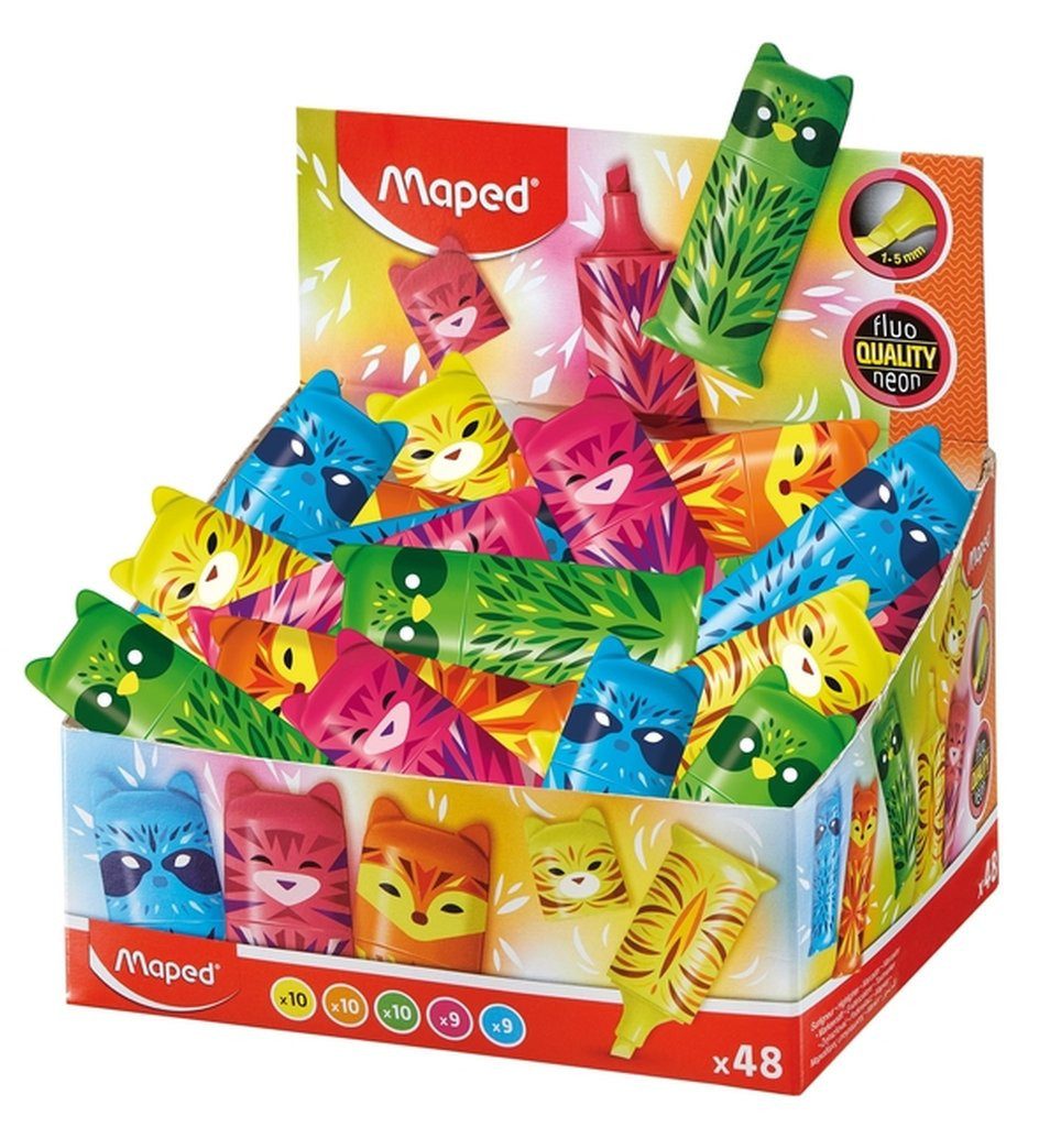 MAPED Marker Textmarker Mini Friends sortiert MAPED M743638 im Display