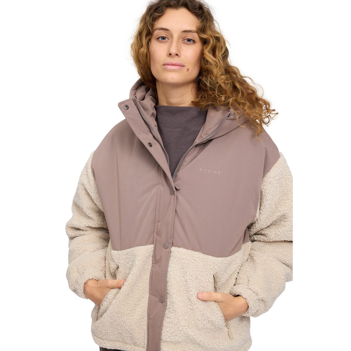 MAZINE Funktionsparka Mazine Fabric Blocking Jacket - Damen Fleecejacke günstig online kaufen
