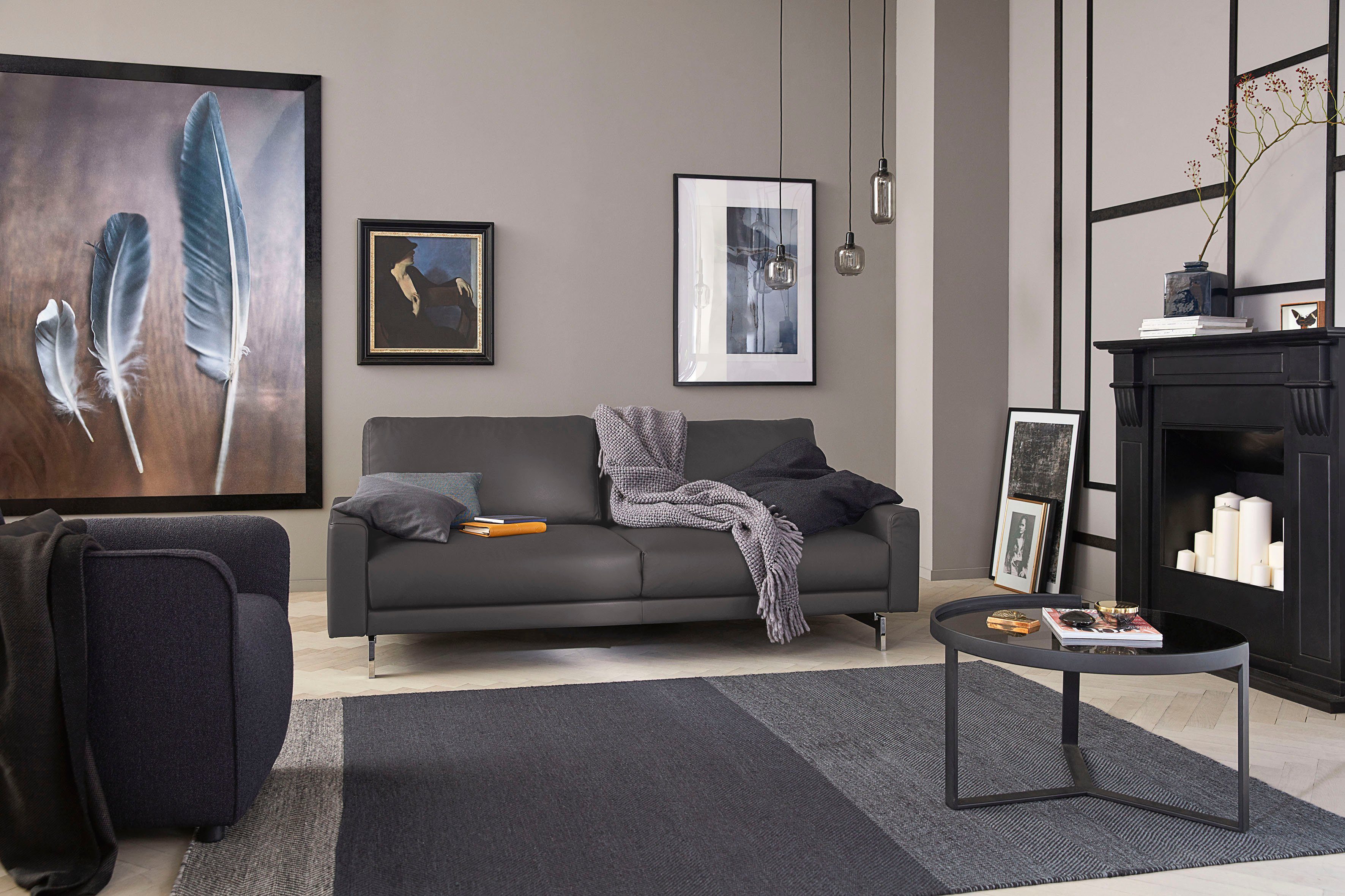 Creation BY ROLF BENZ 2-Sitzer CR.450, Designsofa, Loungesofa, bequem und elegant, Armlehne niedrig, Fuß chromfarben glänzend, Breite 164 cm