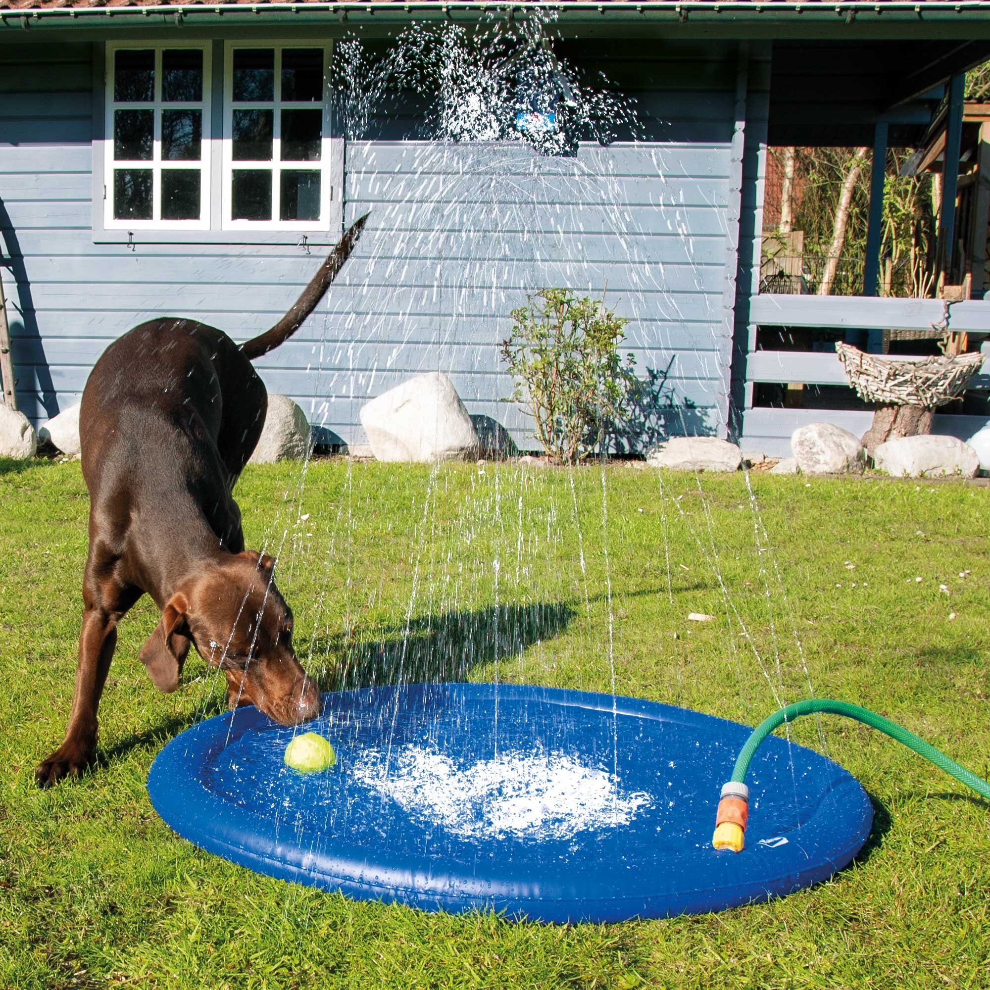 Thumbnail - Karlie Wasserspielzeug Hunde Wasserspielmatte Splashy Mat, Derbes, 0,4mm dickes, widerstandsfähiges Bodenmaterial, (1-tl...