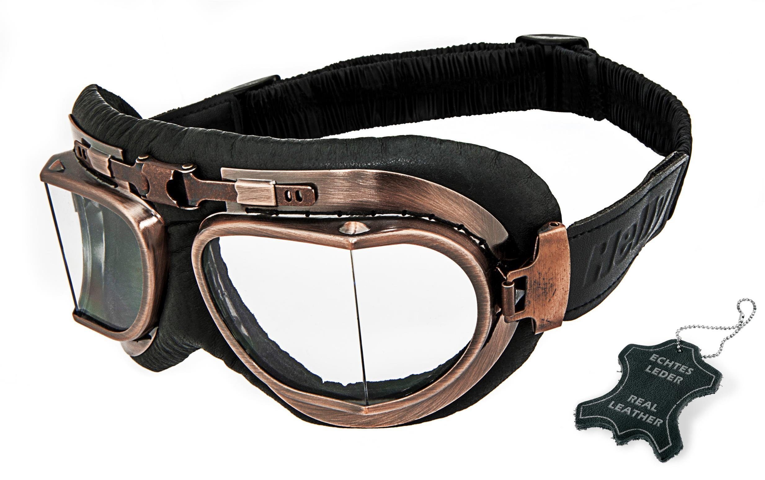 Helly - No.1 Bikereyes Motorradbrille 1410ak-n, Motorradbrille mit Kunststoff-Sicherheitsglas