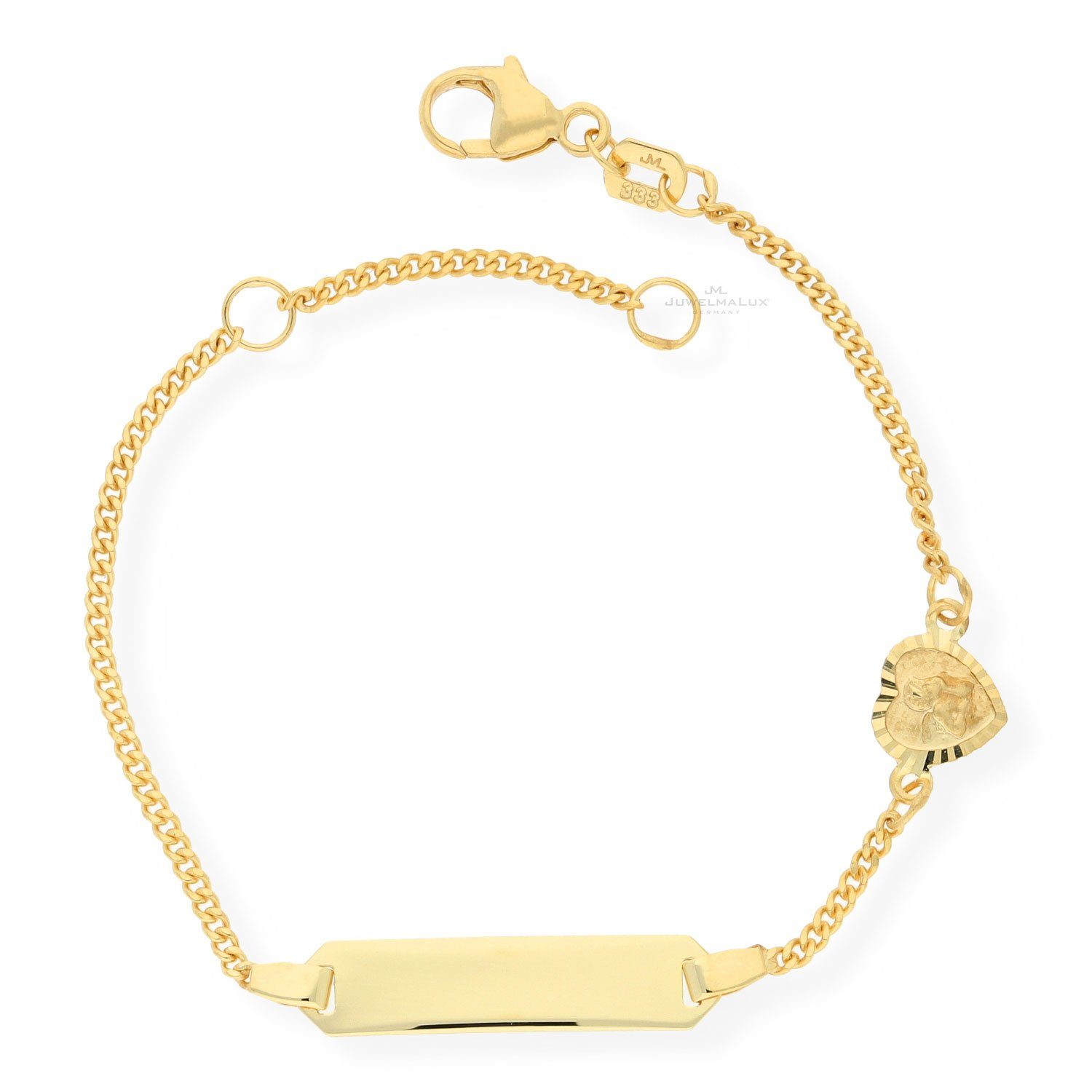 JuwelmaLux ID Armband JuwelmaLux Identitäts-Armband 333/000 (8 Karat) Gold JL14-03-0131 (kein Set, 1-tlg., kein Set)