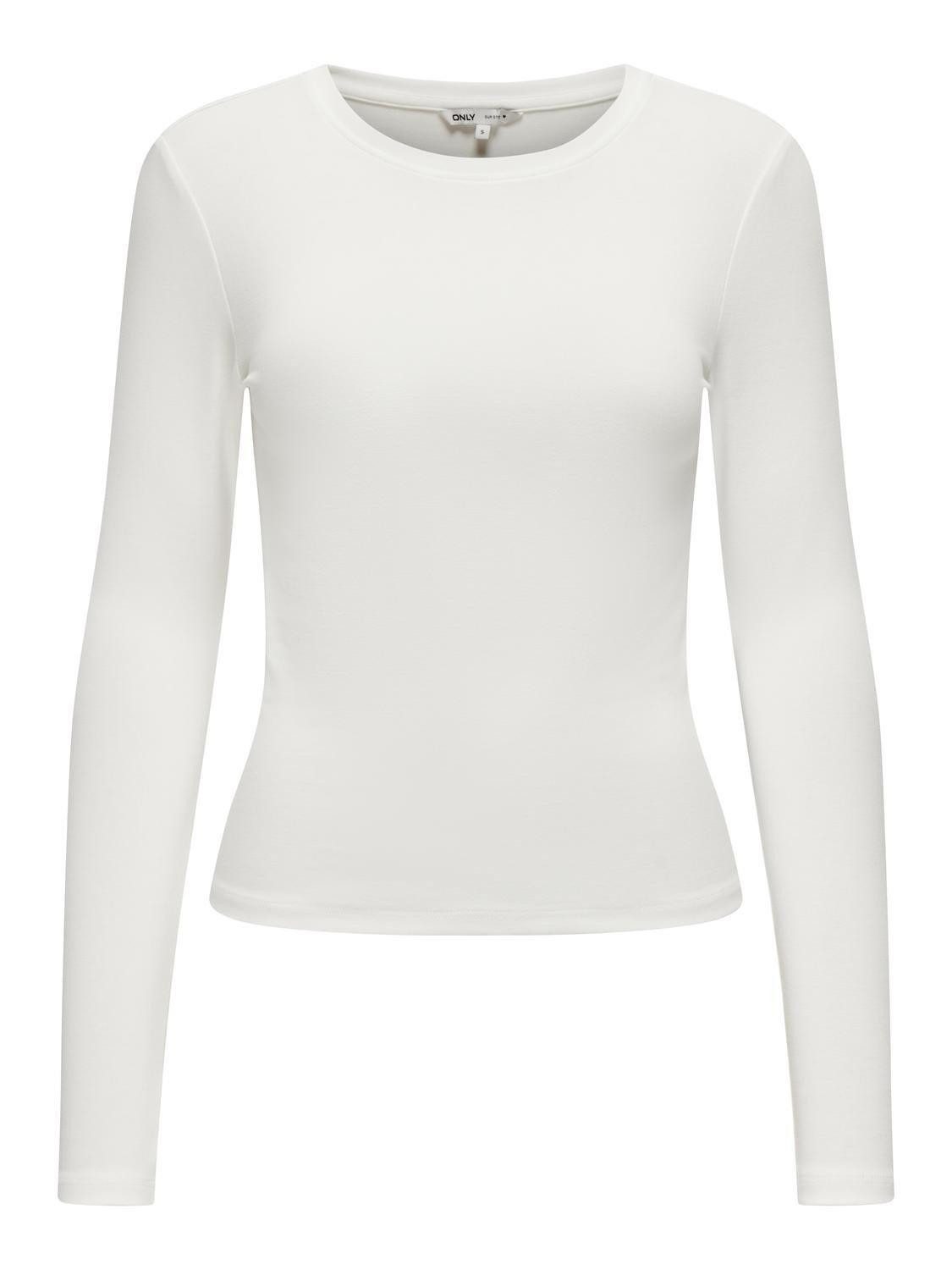 ONLY Langarmshirt ONLRILEY O-NECK L/S TOP günstig online kaufen