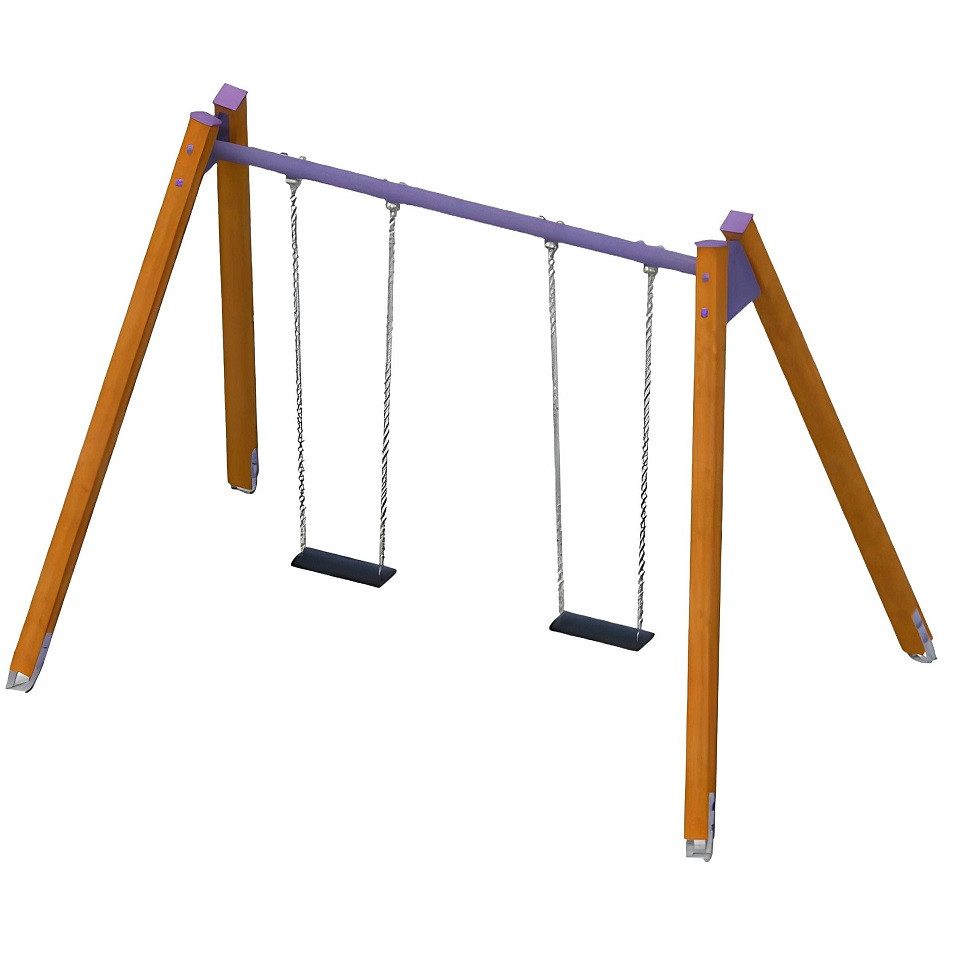 Xlmoebel Schaukelgestell Balancewippe aus Holz mit rutschfester Oberfläche für Kinder, (Schaukelsitz, Balancewippe aus Holz), Hergestellt in Europa