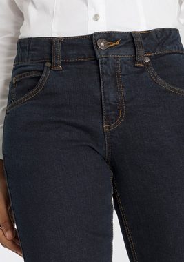 Arizona Bootcut-Jeans Bund mit seitlichem Gummizugeinsatz High Waist