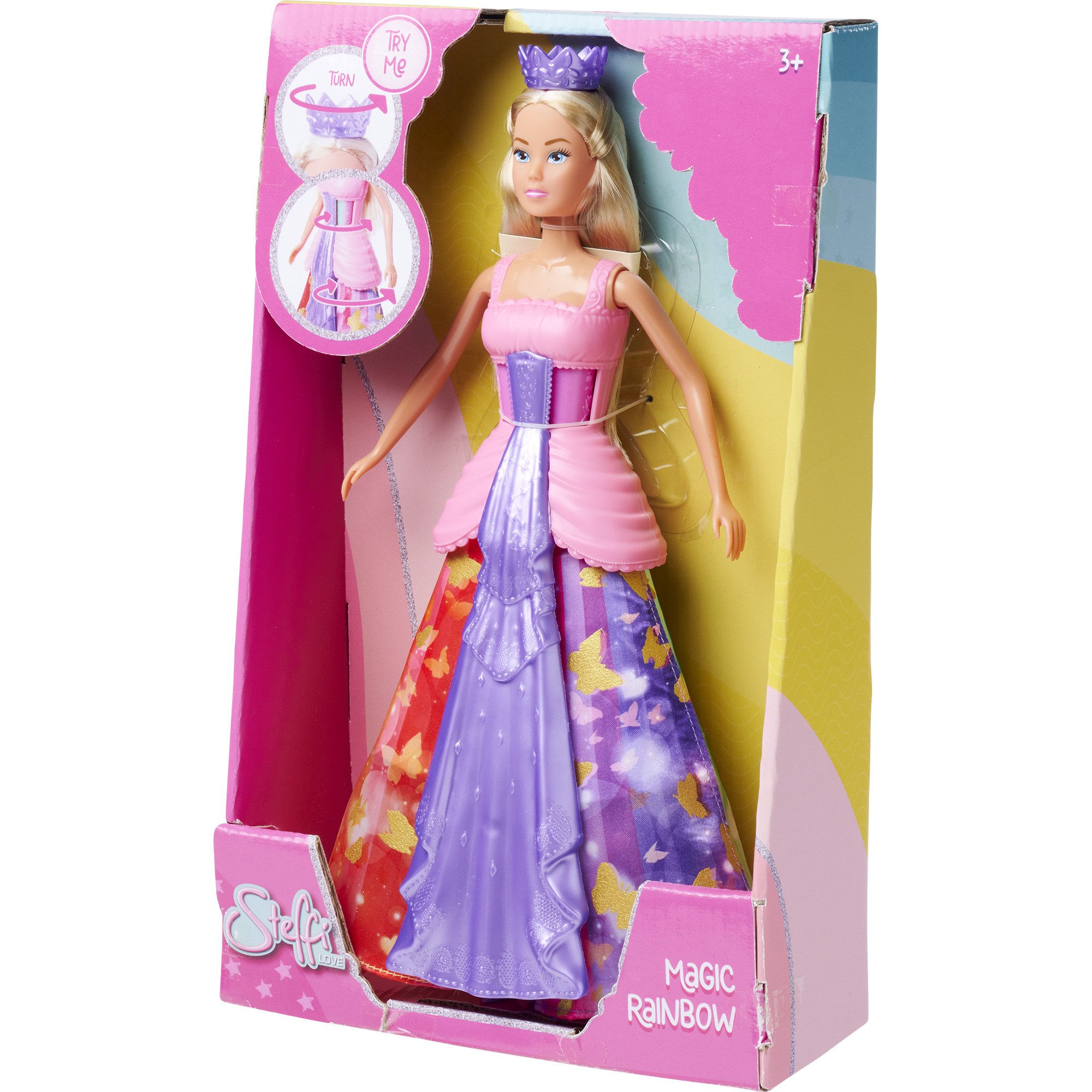 SIMBA Babypuppe Simba Steffi LOVE Magic Rainbow, Puppe