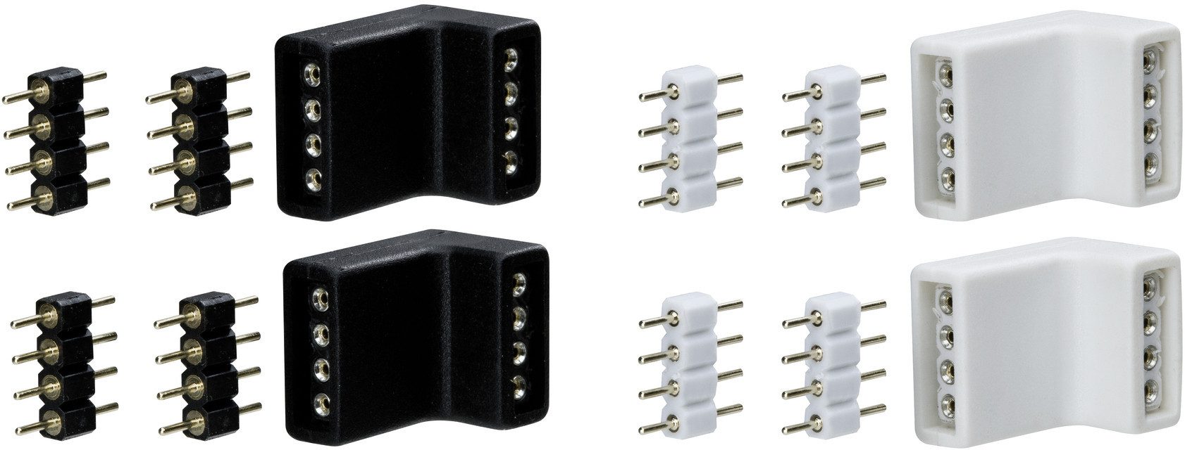 Paulmann LED-Streifen Paulmann YourLED Eck-Verbinder 4er Pack weiß