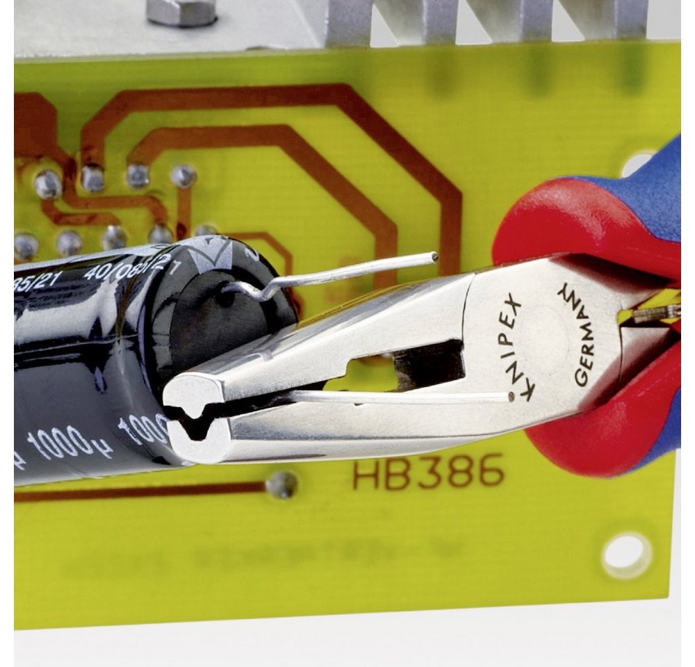 Thumbnail - Knipex Seitenschneider Knipex 36 22 125 Elektronik- u. Feinmechanik Bestückungszange 125 mm