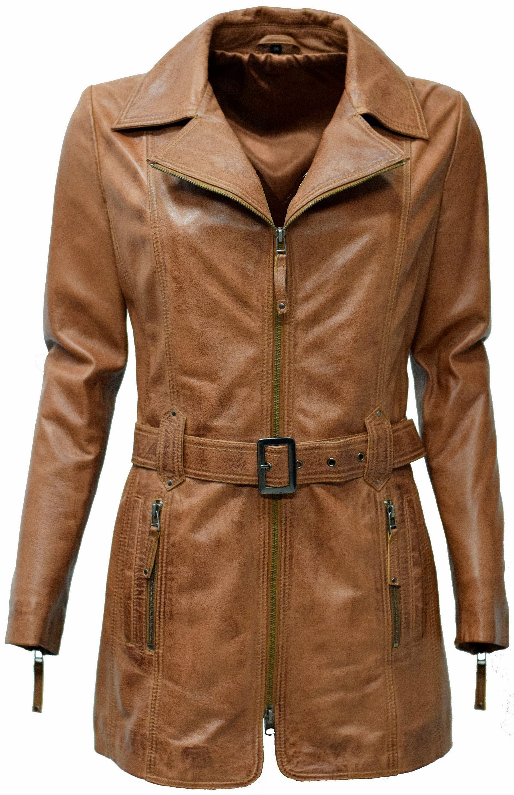 Zimmert Leather Ledermantel Lara weiches Lammnappa, günstig online kaufen