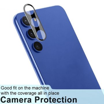 Protectorking Schutzfolie 1x Kamera 9H Panzerhartglas für Samsung Galaxy S23 Plus 3D KLAR Schwar, (1-Stück), Kameraschutzglas, Schutzglas Echtglas Tempered 9H Panzerglas 3D-KLAR