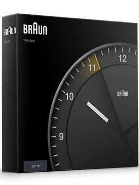 Braun Wanduhr Braun BC17B Klassik Wanduhr