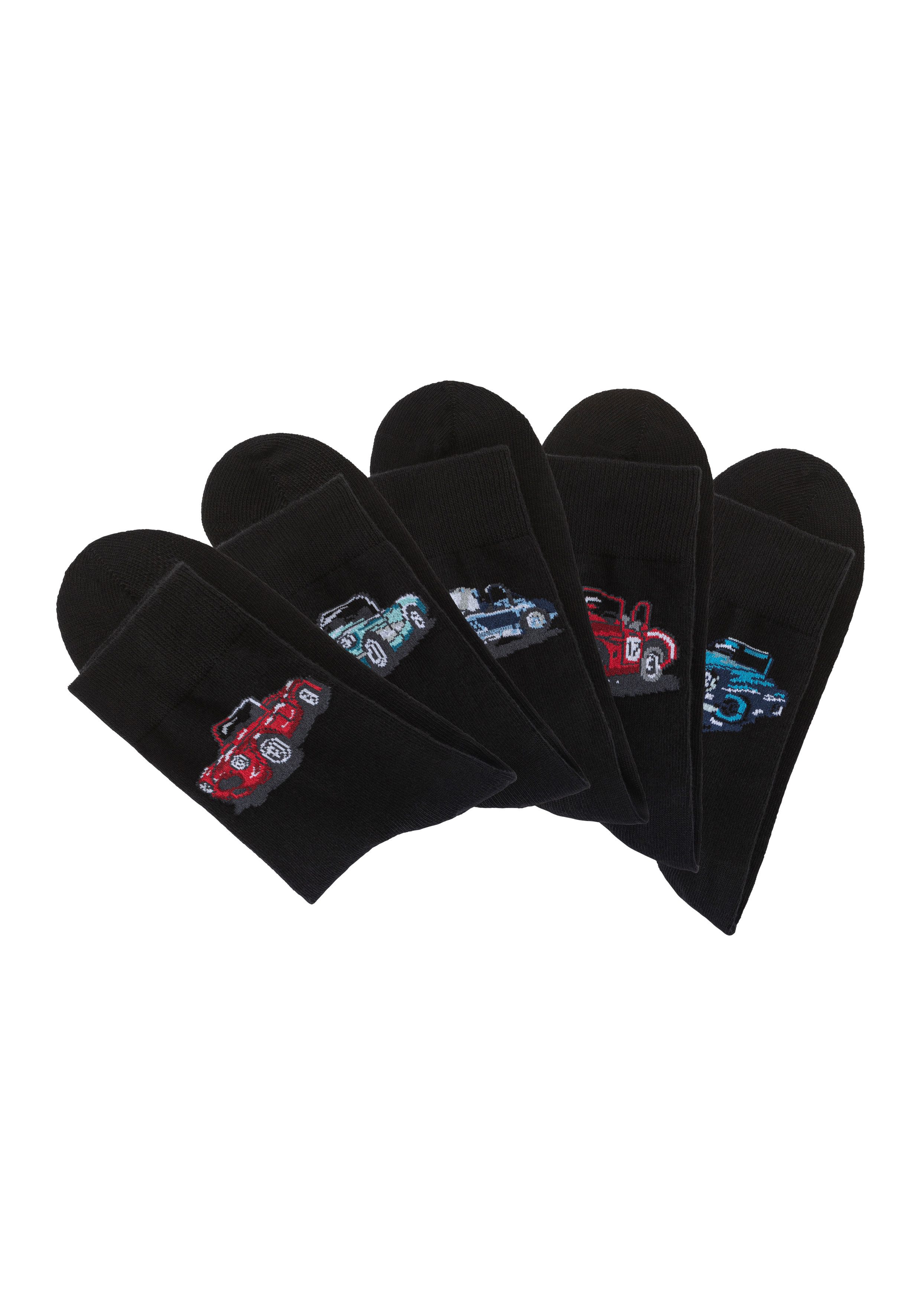 H.I.S Freizeitsocken (Packung, 5-Paar) mit eingestrickten Motiven günstig online kaufen