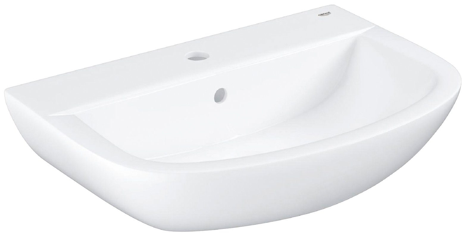 Grohe Waschbecken »Bau Keramik«, halbrund, 55 cm, in weiß online kaufen