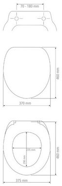 WENKO WC-Sitz Vorno Neo, mit Softclose, aus Duroplast