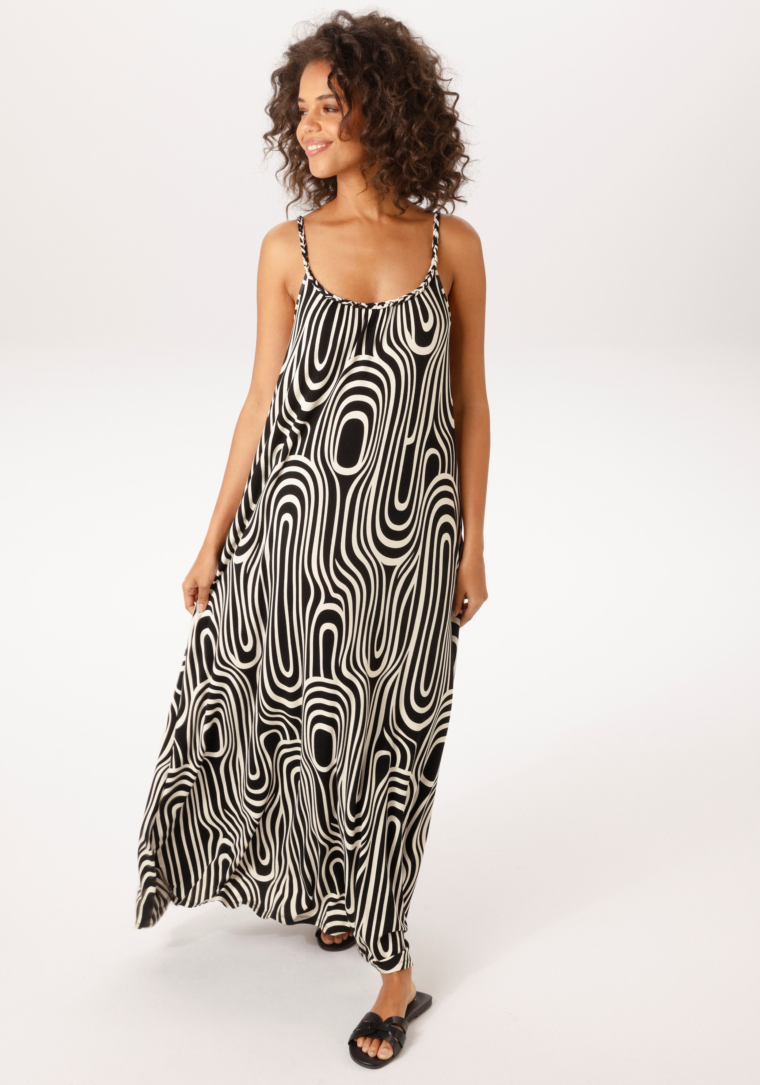 Aniston CASUAL Sommerkleid mit geflochtenen Spagetti-Trägern - NEUE KOLLEKTION. € 59,99, (€ 59,99 pro 1 Stk).