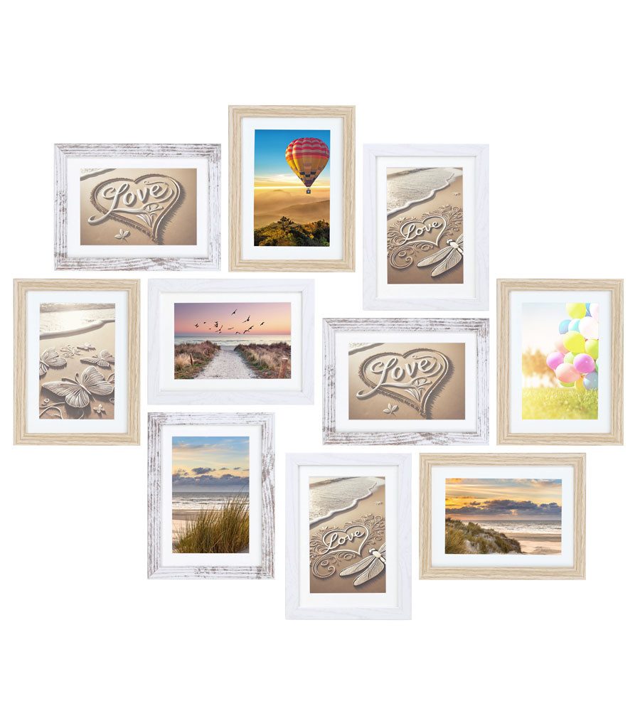IDEAL TREND Bilderrahmen Bilderrahmen Set Collage günstig online kaufen