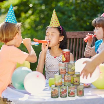 relaxdays Spielzeug-Gartenset Dosenwerfen für Kinder