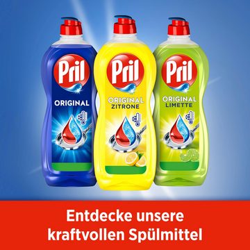 PRIL Original Zitrone Geschirrspülmittel (Spa-Pack, [6-St. 6x 675 ml Handgeschirrspülmittel)